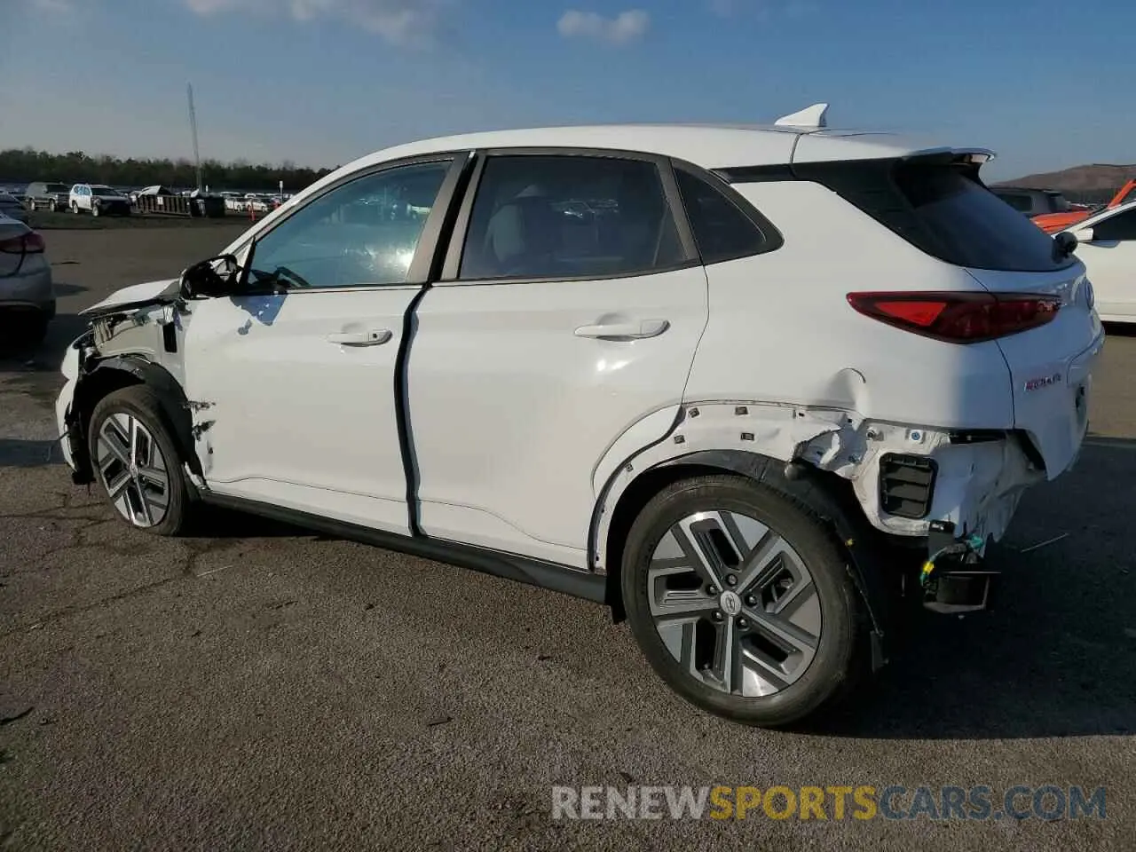 2 Photograph of a damaged car KM8K53AG2PU165165 HYUNDAI KONA 2023