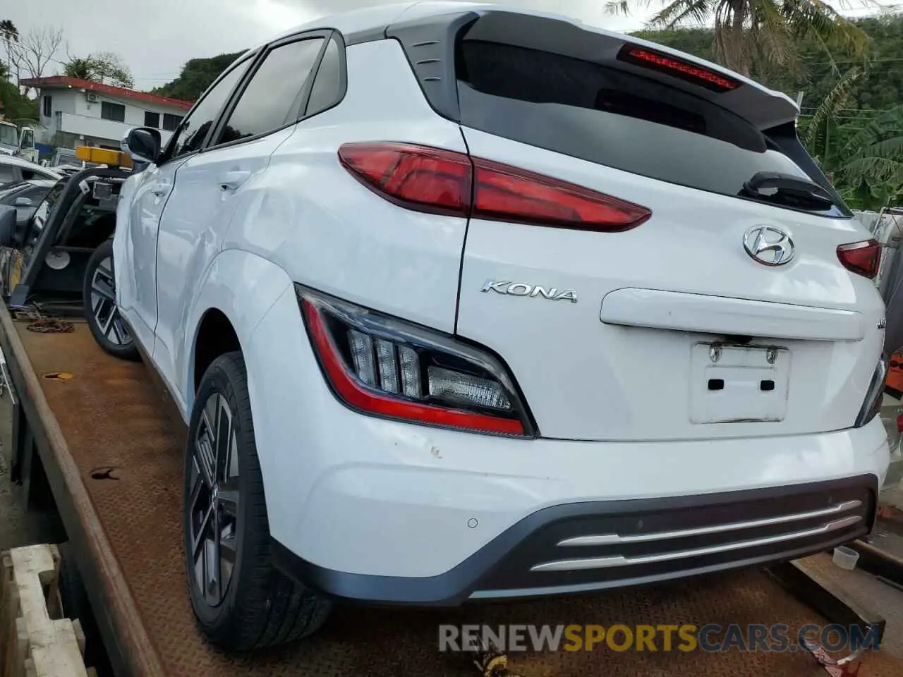 2 Photograph of a damaged car KM8K53AG5PU175107 HYUNDAI KONA 2023