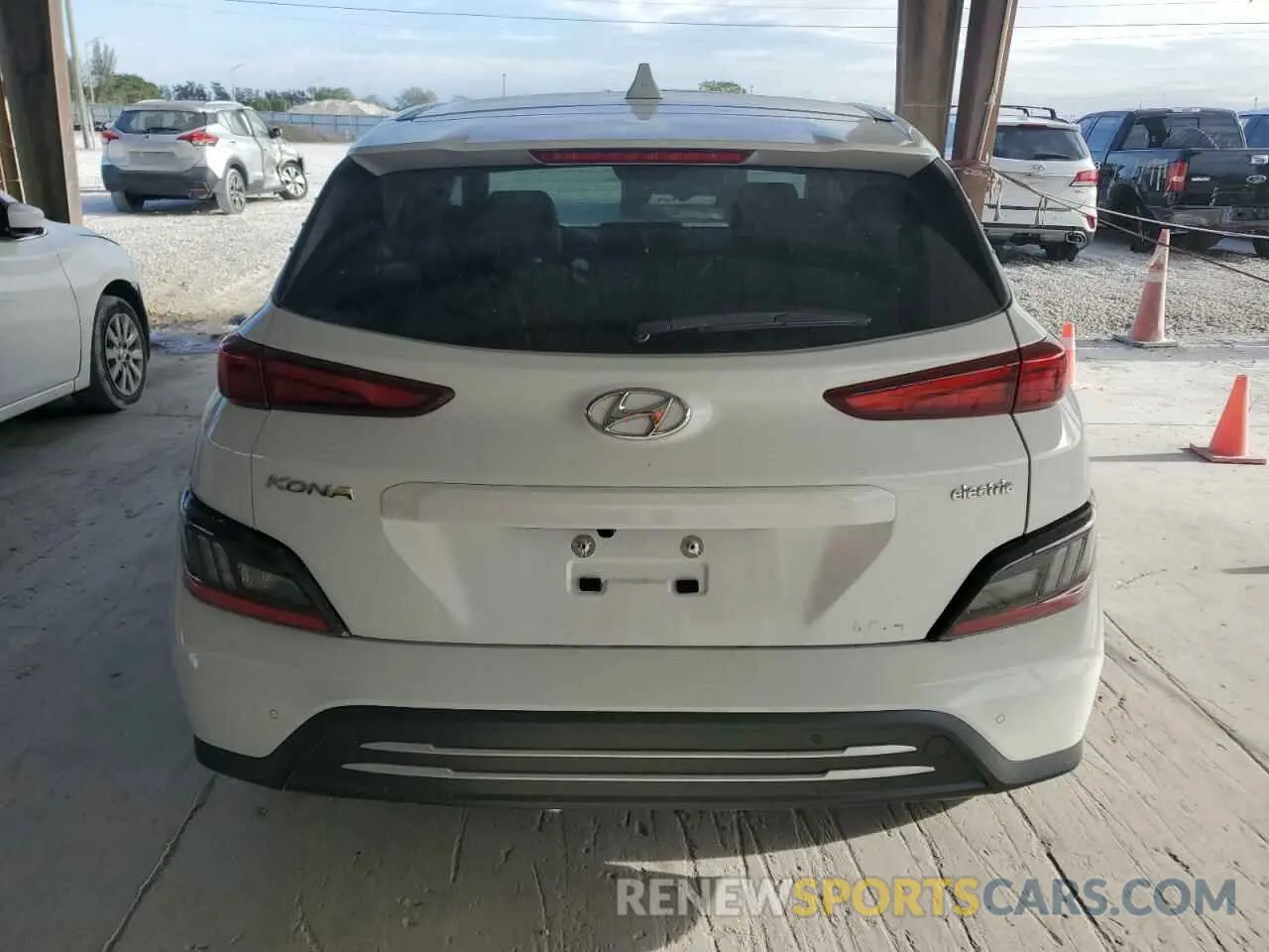 6 Photograph of a damaged car KM8K53AG7PU181183 HYUNDAI KONA 2023