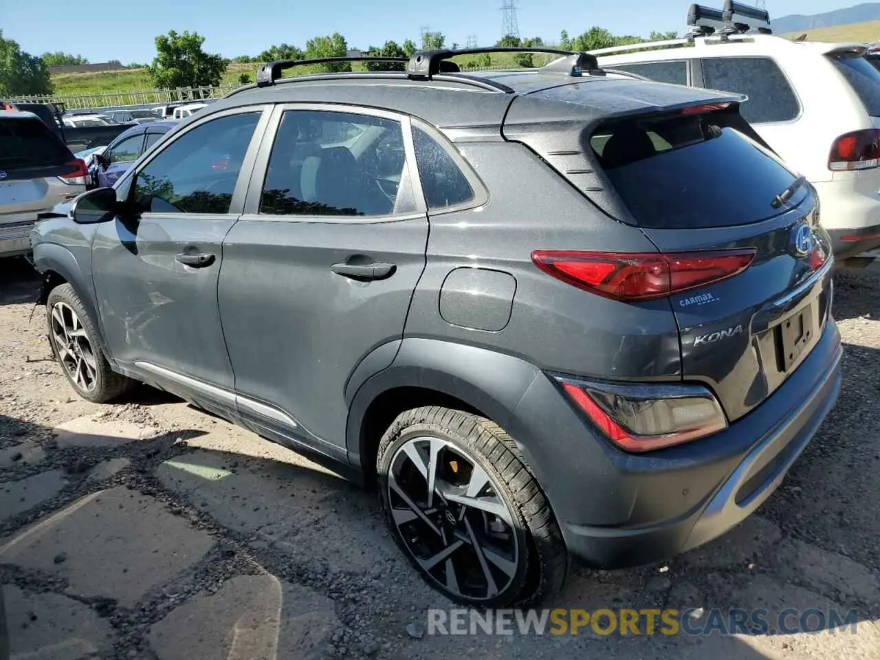 2 Photograph of a damaged car KM8K5CA31PU039070 HYUNDAI KONA 2023