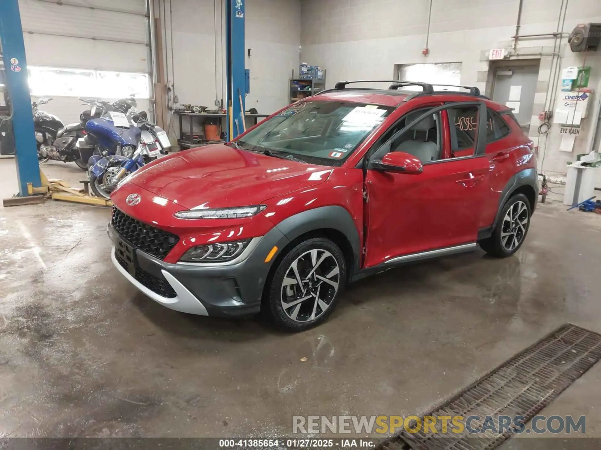 2 Photograph of a damaged car KM8K5CA33PU945222 HYUNDAI KONA 2023