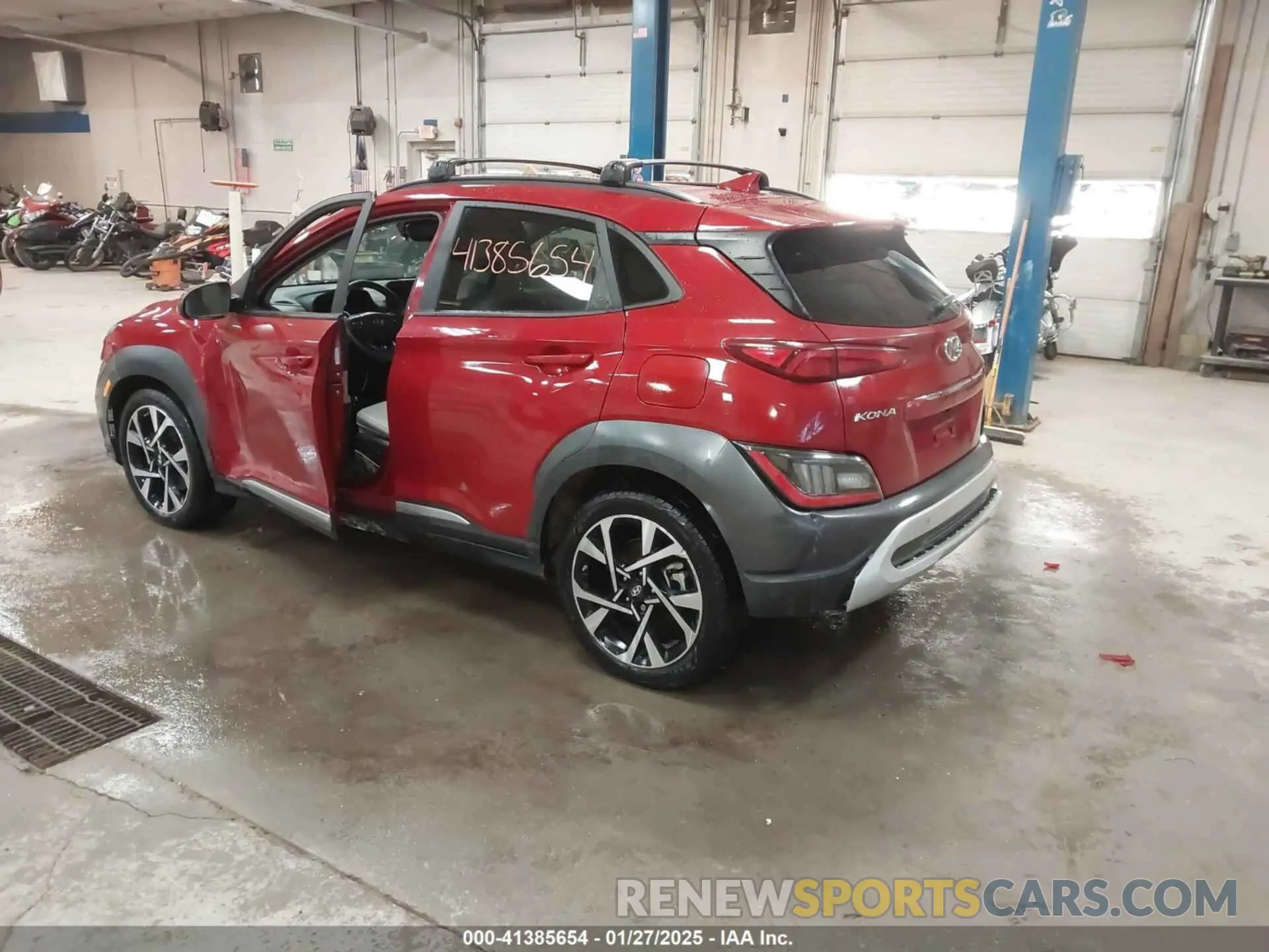 3 Photograph of a damaged car KM8K5CA33PU945222 HYUNDAI KONA 2023