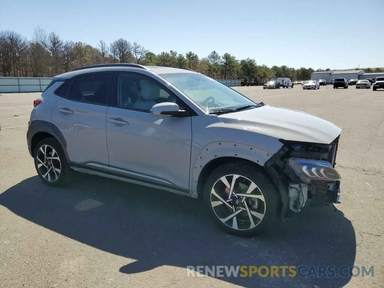 4 Photograph of a damaged car KM8K5CA34PU010436 HYUNDAI KONA 2023
