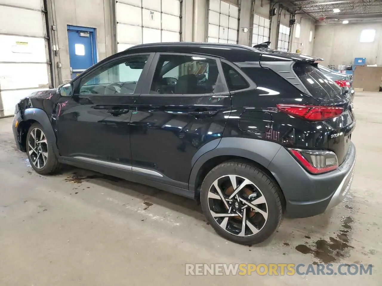2 Photograph of a damaged car KM8K5CA35PU045602 HYUNDAI KONA 2023