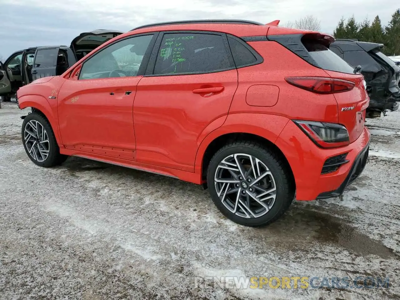 2 Photograph of a damaged car KM8K5CA36PU006534 HYUNDAI KONA 2023