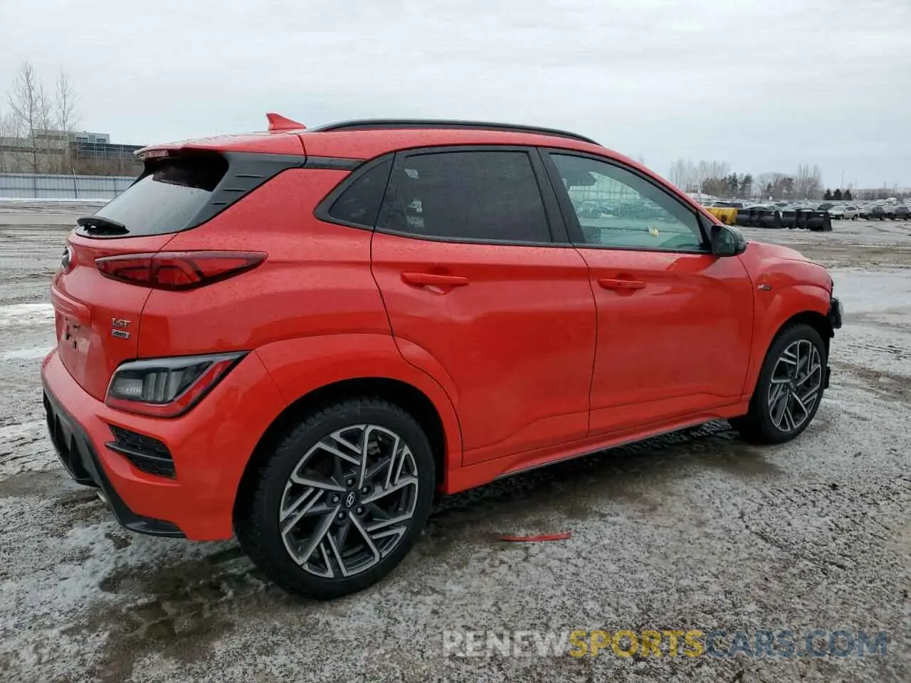 3 Photograph of a damaged car KM8K5CA36PU006534 HYUNDAI KONA 2023