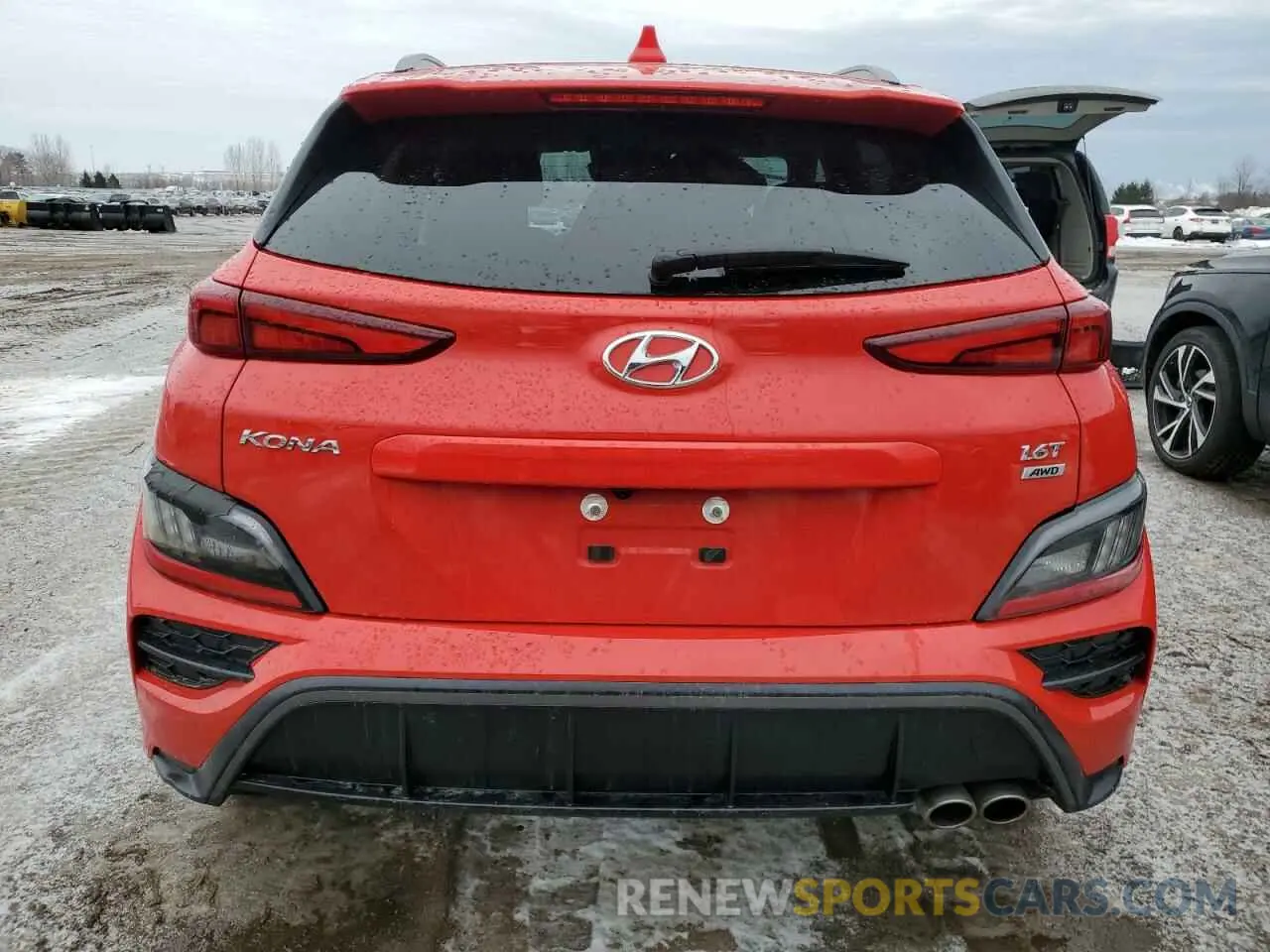 6 Photograph of a damaged car KM8K5CA36PU006534 HYUNDAI KONA 2023