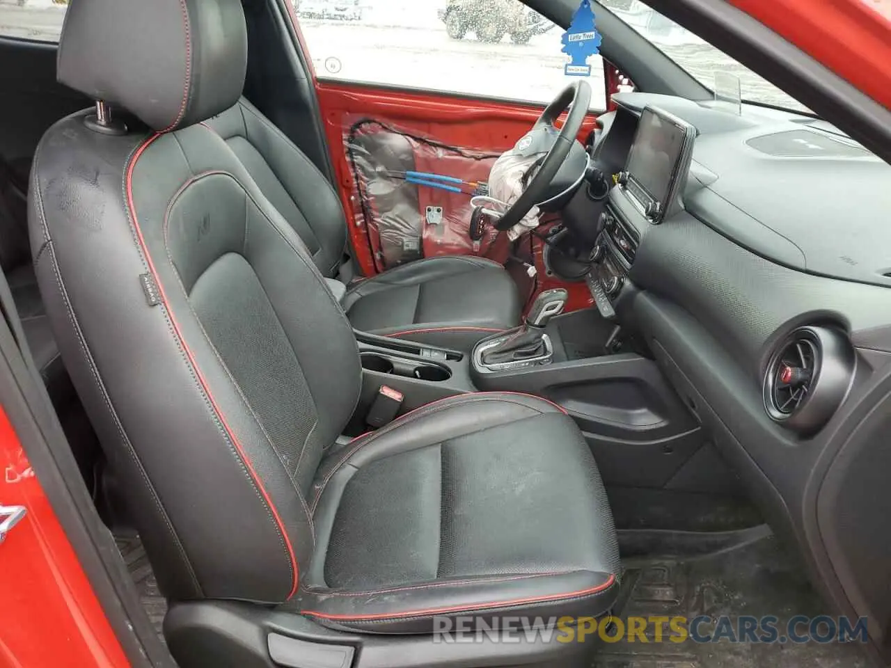 7 Photograph of a damaged car KM8K5CA36PU006534 HYUNDAI KONA 2023