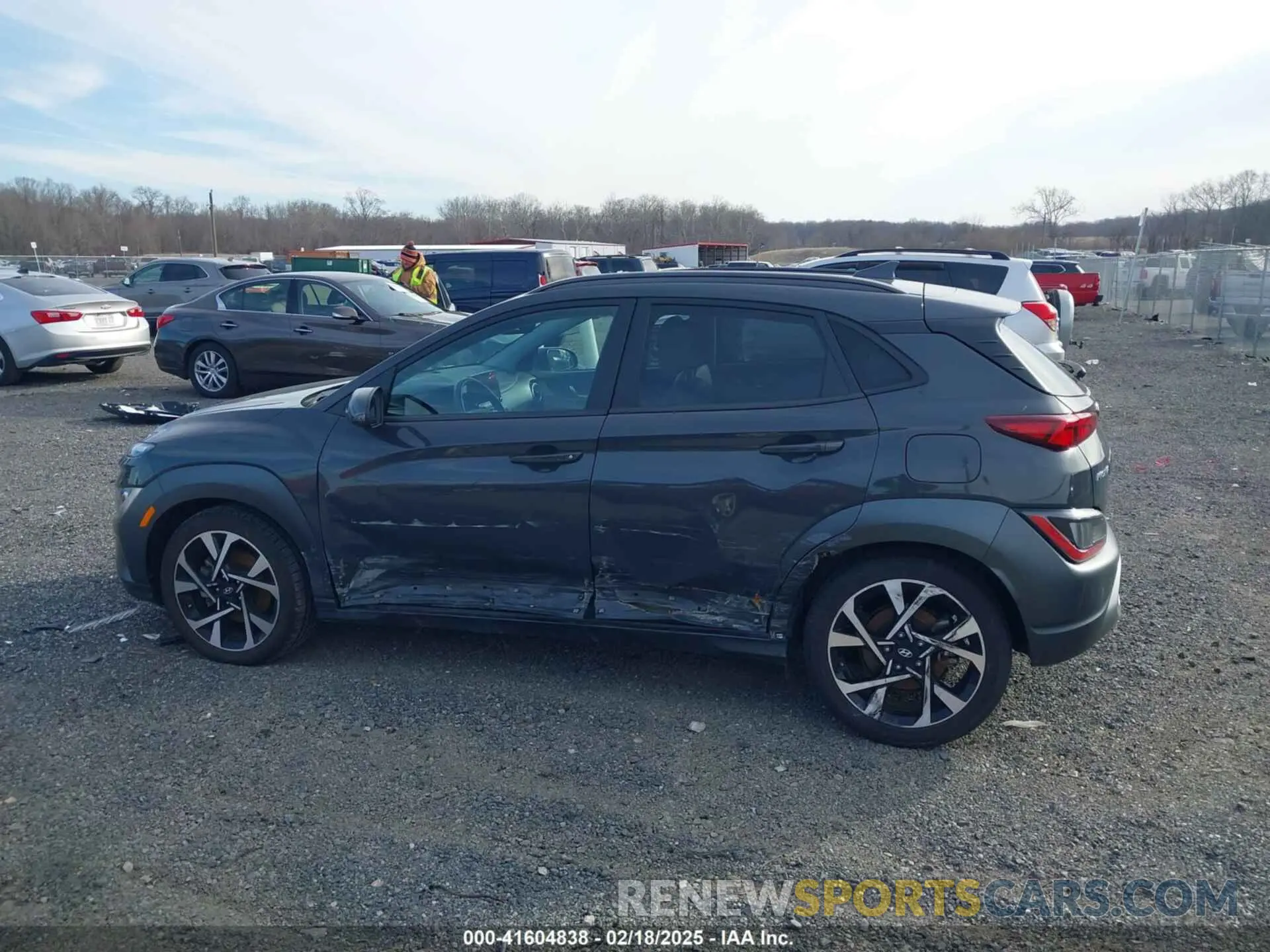 14 Photograph of a damaged car KM8K5CA38PU052253 HYUNDAI KONA 2023