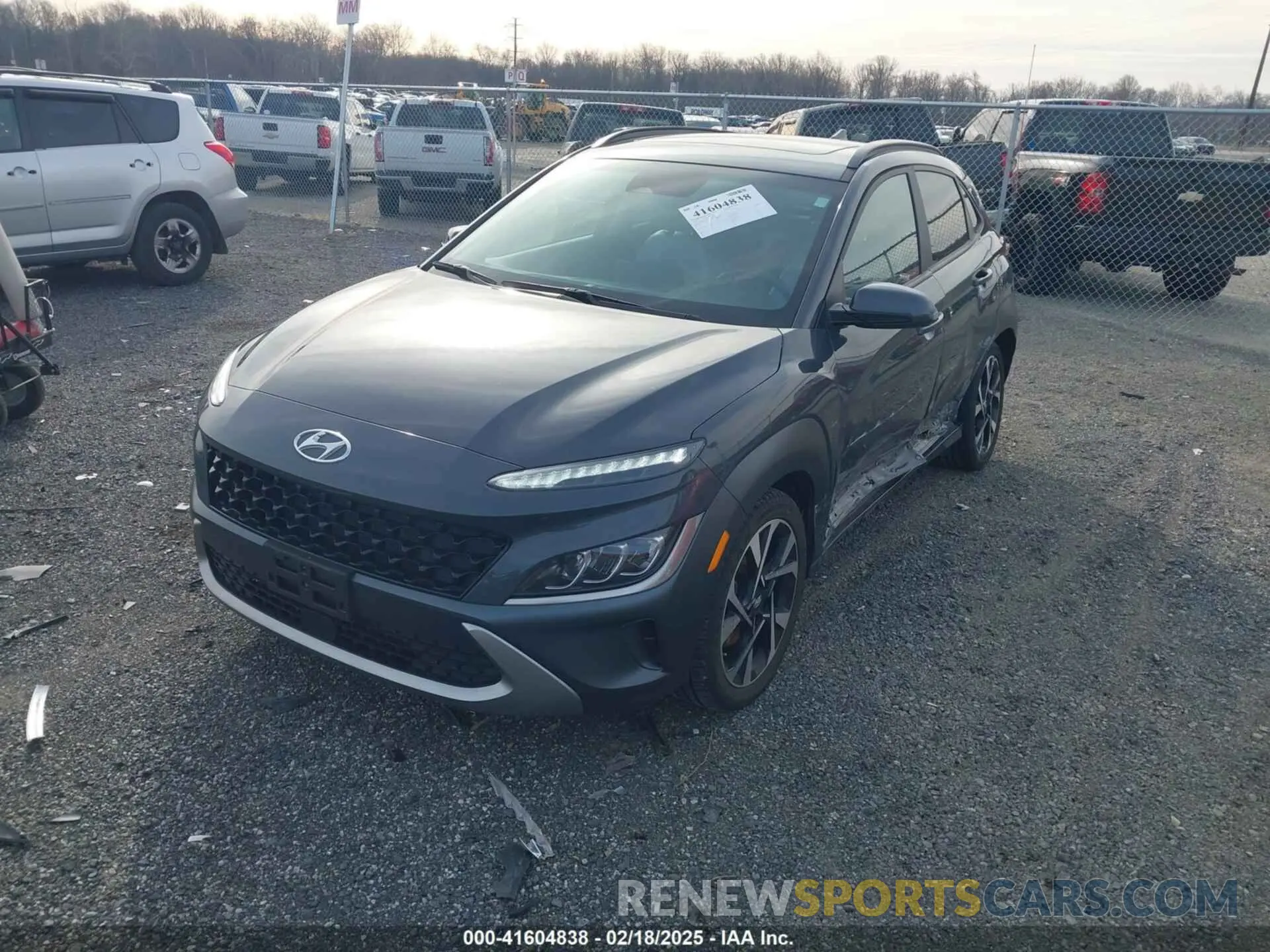 2 Photograph of a damaged car KM8K5CA38PU052253 HYUNDAI KONA 2023