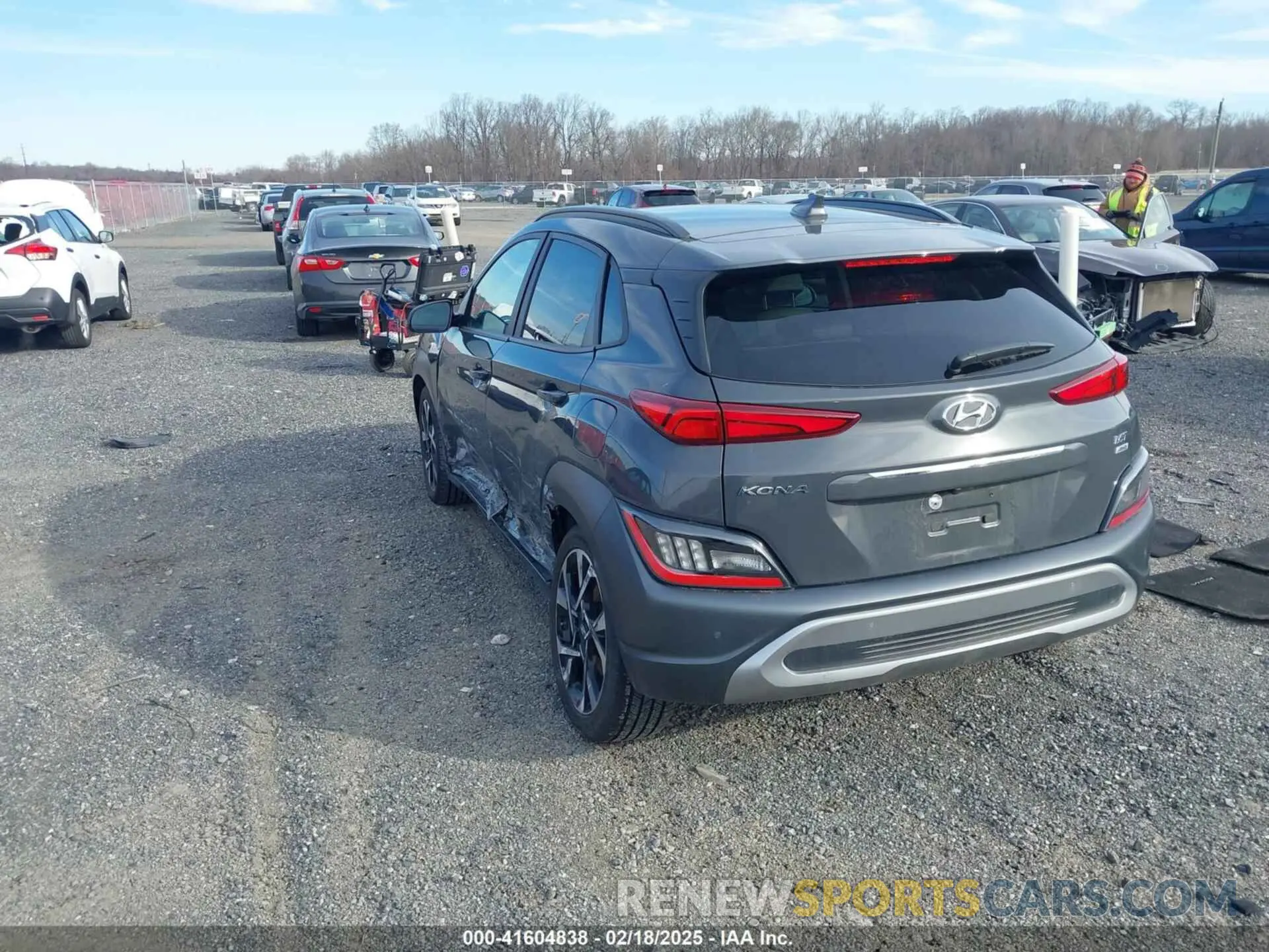 3 Photograph of a damaged car KM8K5CA38PU052253 HYUNDAI KONA 2023