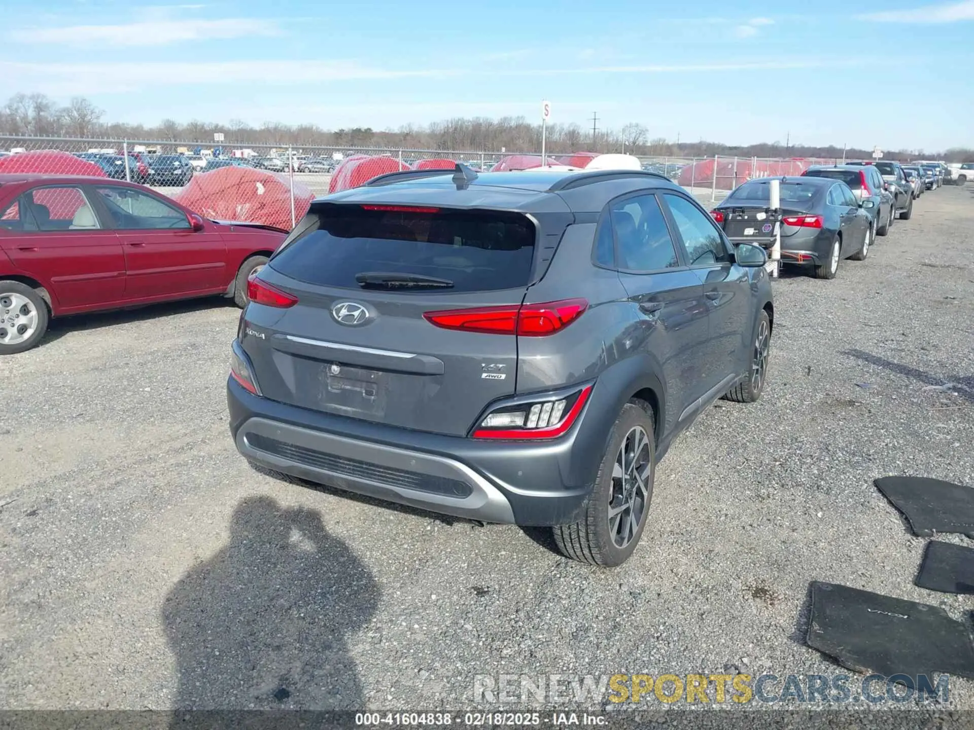 4 Photograph of a damaged car KM8K5CA38PU052253 HYUNDAI KONA 2023