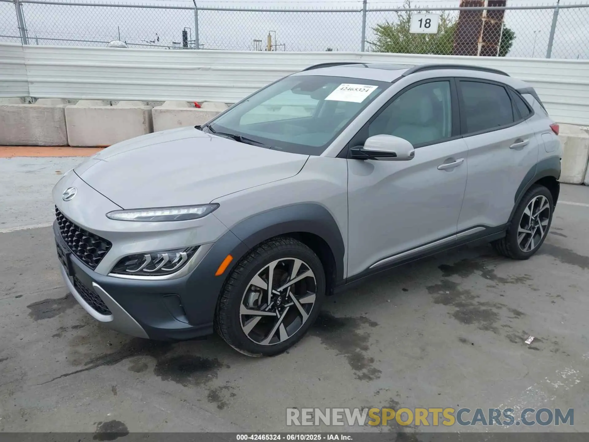 2 Photograph of a damaged car KM8K5CA39PU047580 HYUNDAI KONA 2023