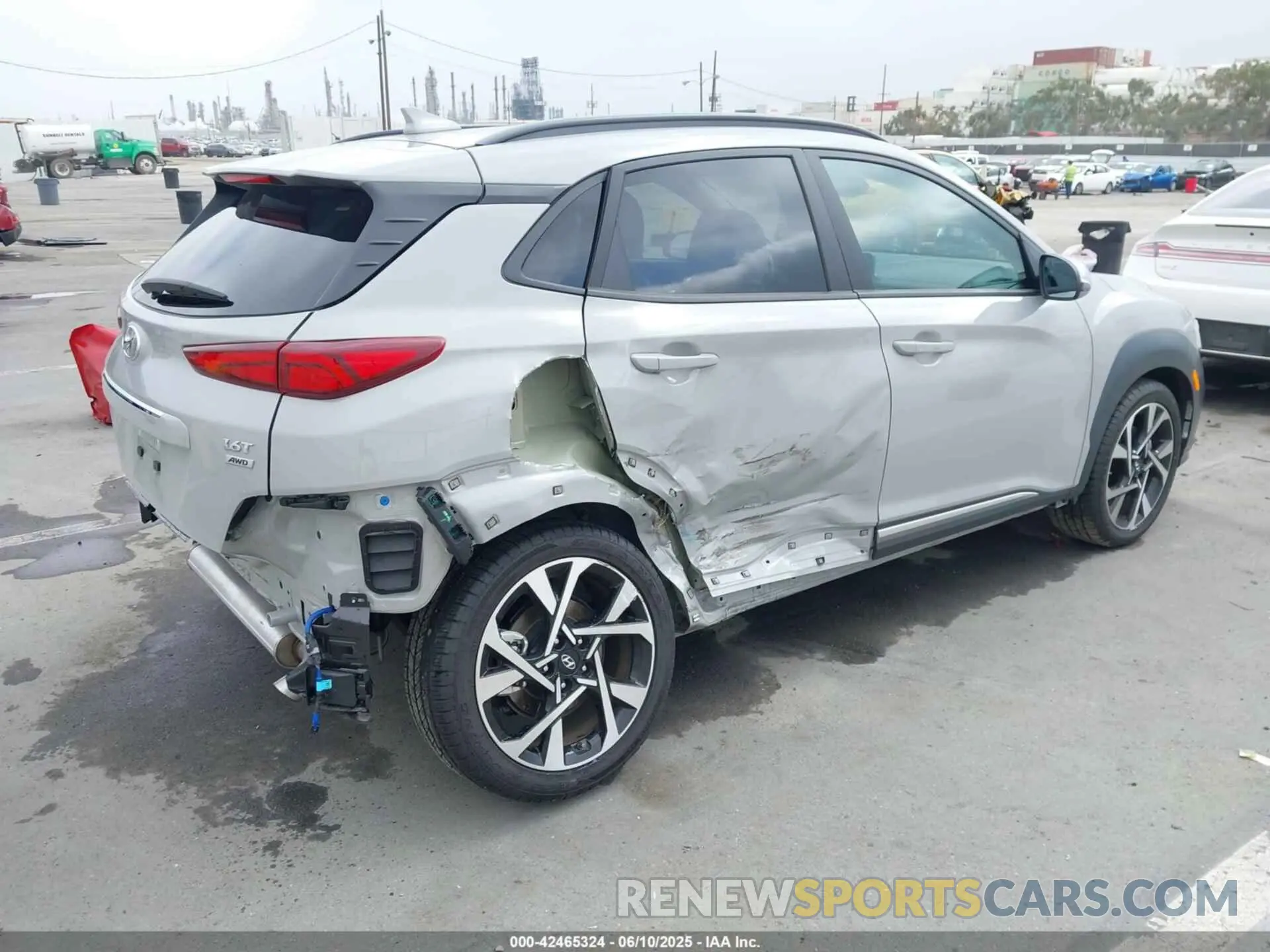 6 Photograph of a damaged car KM8K5CA39PU047580 HYUNDAI KONA 2023