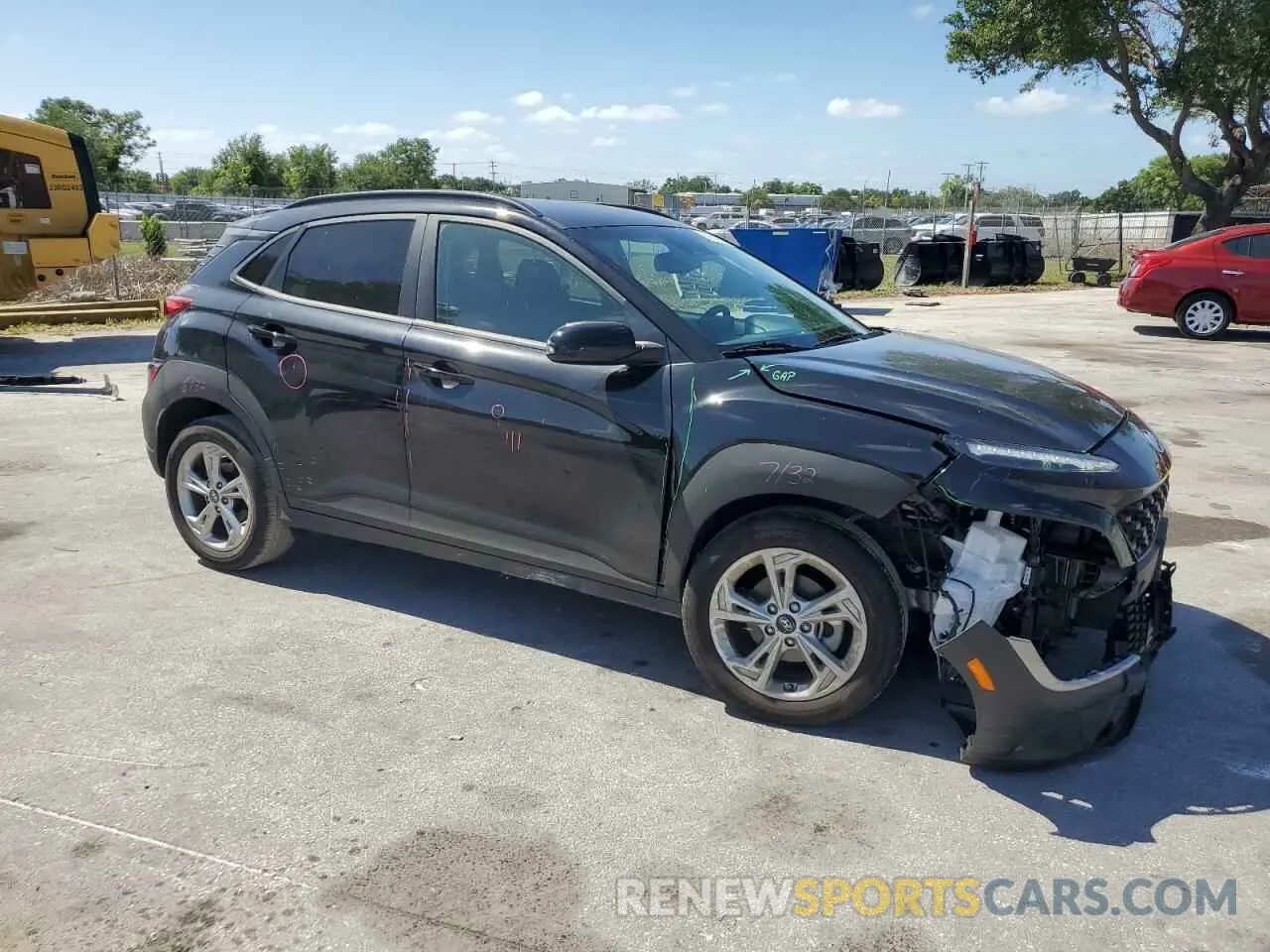 4 Photograph of a damaged car KM8K62AB0PU049250 HYUNDAI KONA 2023