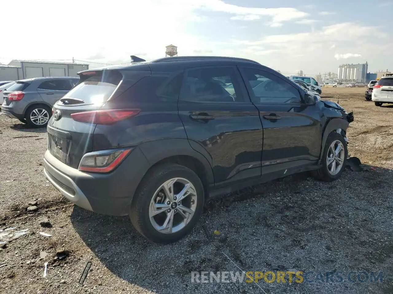 3 Photograph of a damaged car KM8K62AB0PU941840 HYUNDAI KONA 2023