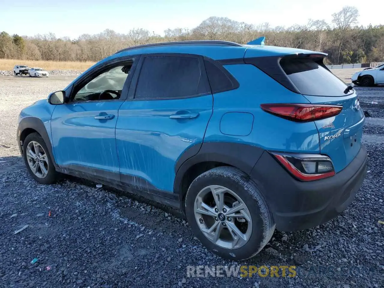 2 Photograph of a damaged car KM8K62AB0PU981299 HYUNDAI KONA 2023