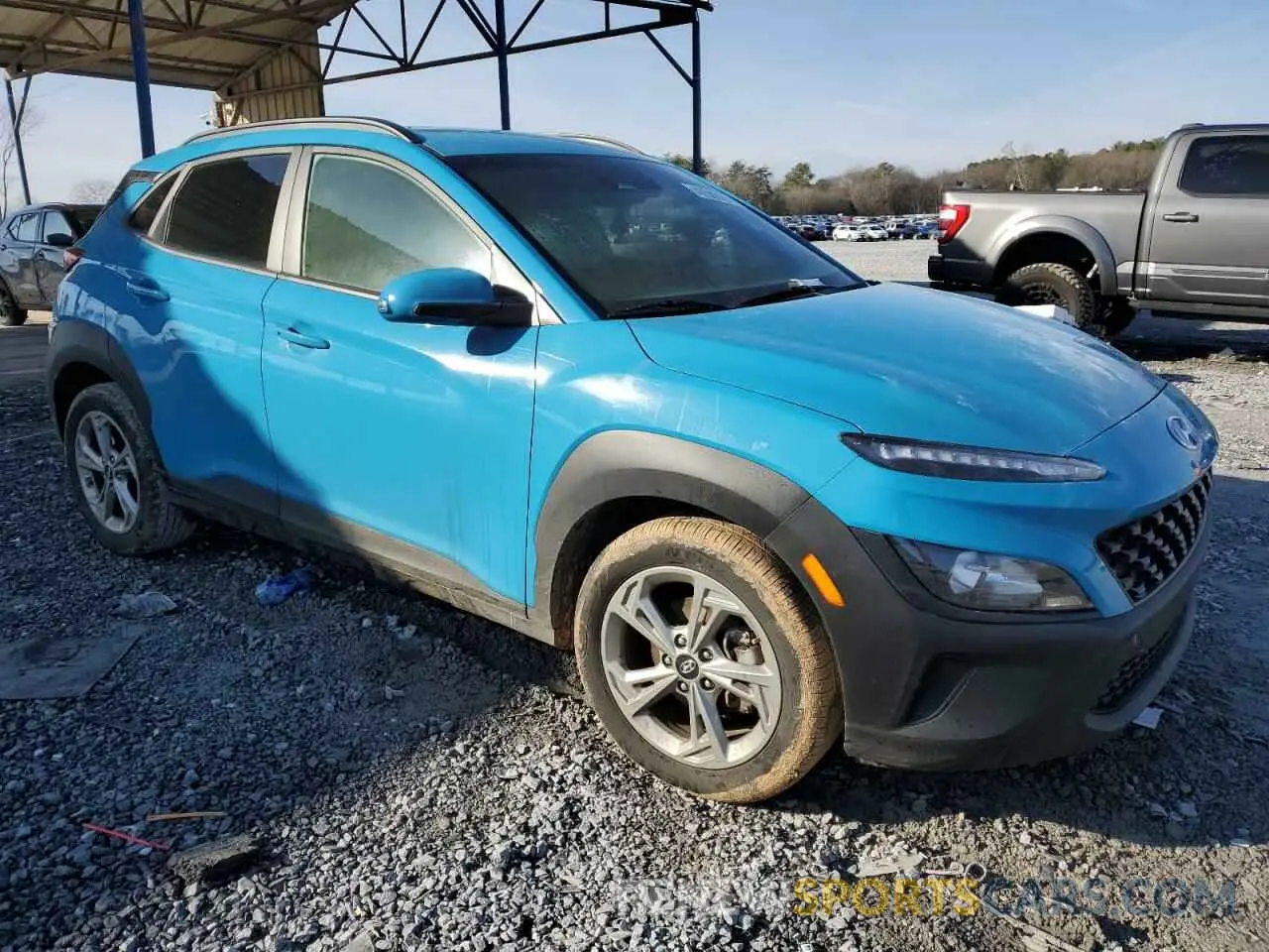 4 Photograph of a damaged car KM8K62AB0PU981299 HYUNDAI KONA 2023
