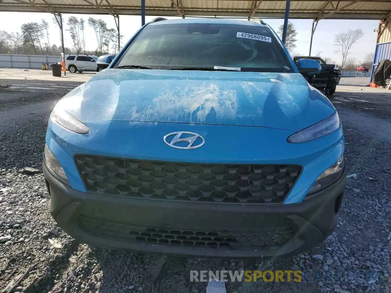 5 Photograph of a damaged car KM8K62AB0PU981299 HYUNDAI KONA 2023