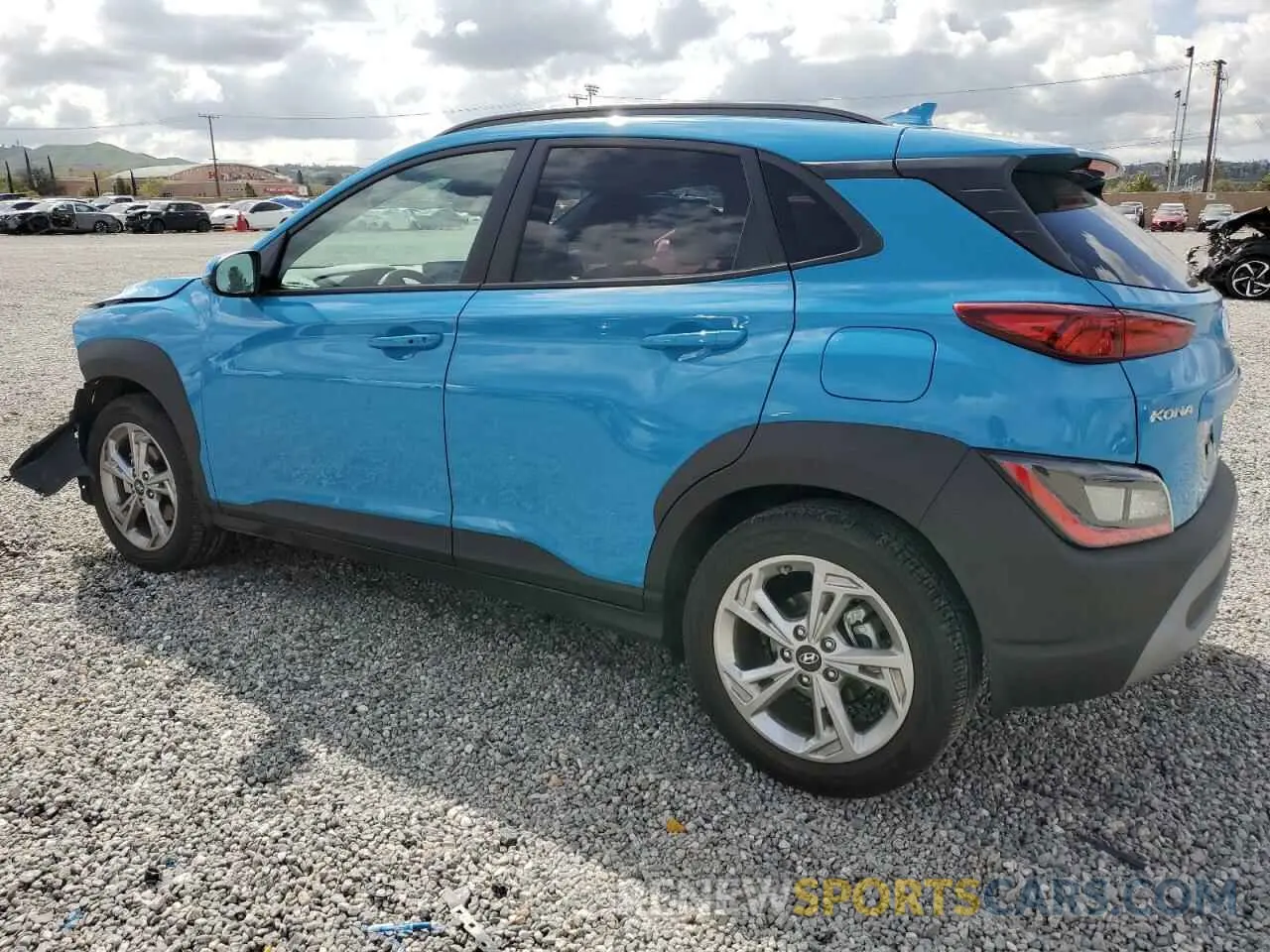 2 Photograph of a damaged car KM8K62AB0PU999351 HYUNDAI KONA 2023