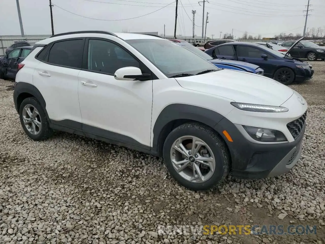 4 Photograph of a damaged car KM8K62AB1PU047801 HYUNDAI KONA 2023