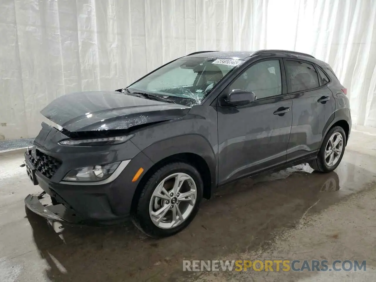 1 Photograph of a damaged car KM8K62AB1PU061875 HYUNDAI KONA 2023