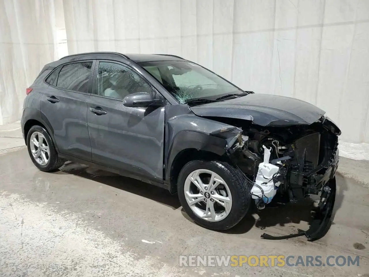 4 Photograph of a damaged car KM8K62AB1PU061875 HYUNDAI KONA 2023