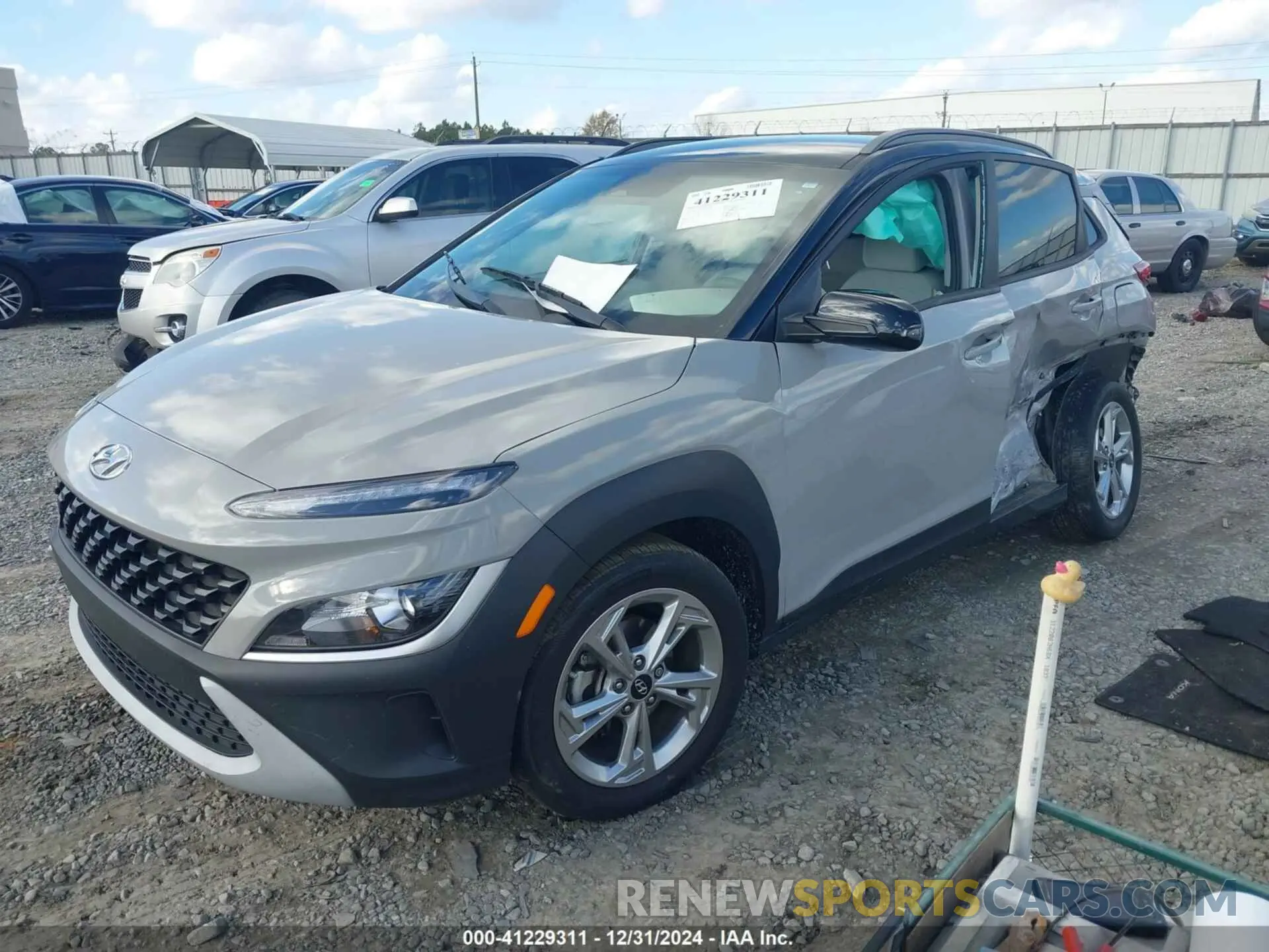 2 Photograph of a damaged car KM8K62AB2PU935487 HYUNDAI KONA 2023