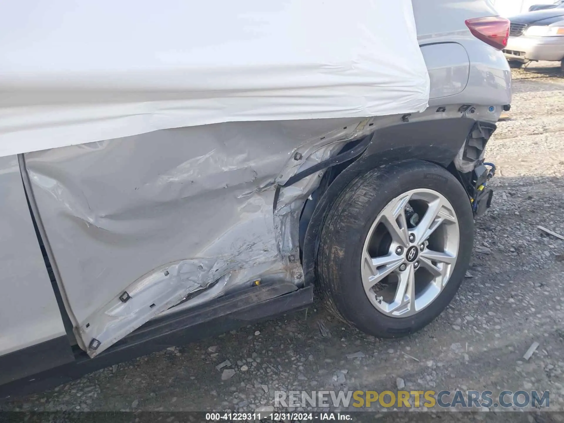 6 Photograph of a damaged car KM8K62AB2PU935487 HYUNDAI KONA 2023