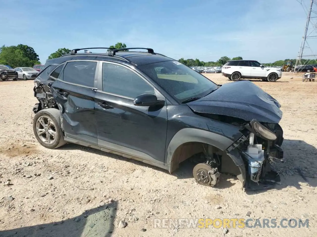 4 Photograph of a damaged car KM8K62AB3PU007848 HYUNDAI KONA 2023