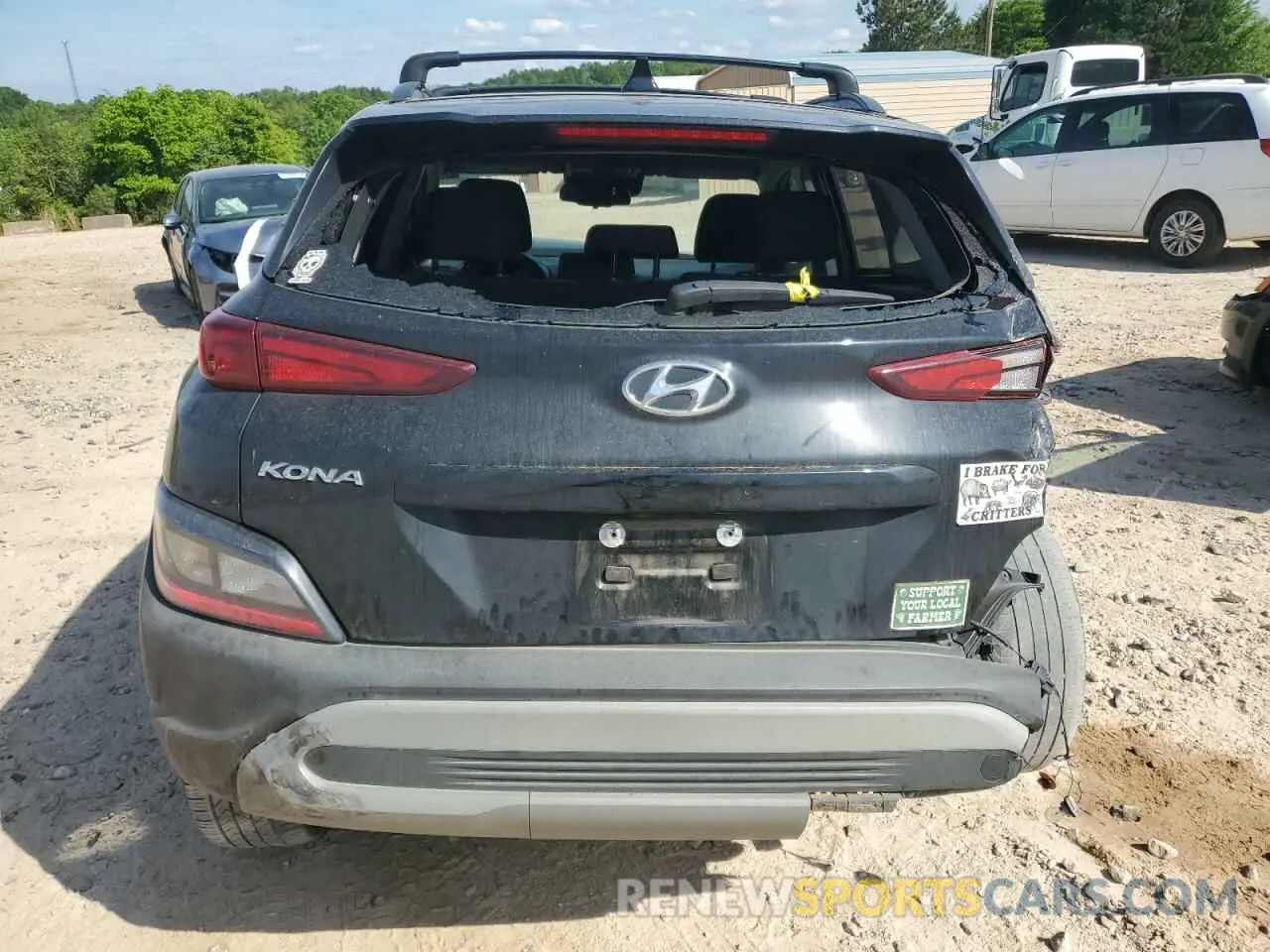 6 Photograph of a damaged car KM8K62AB3PU007848 HYUNDAI KONA 2023