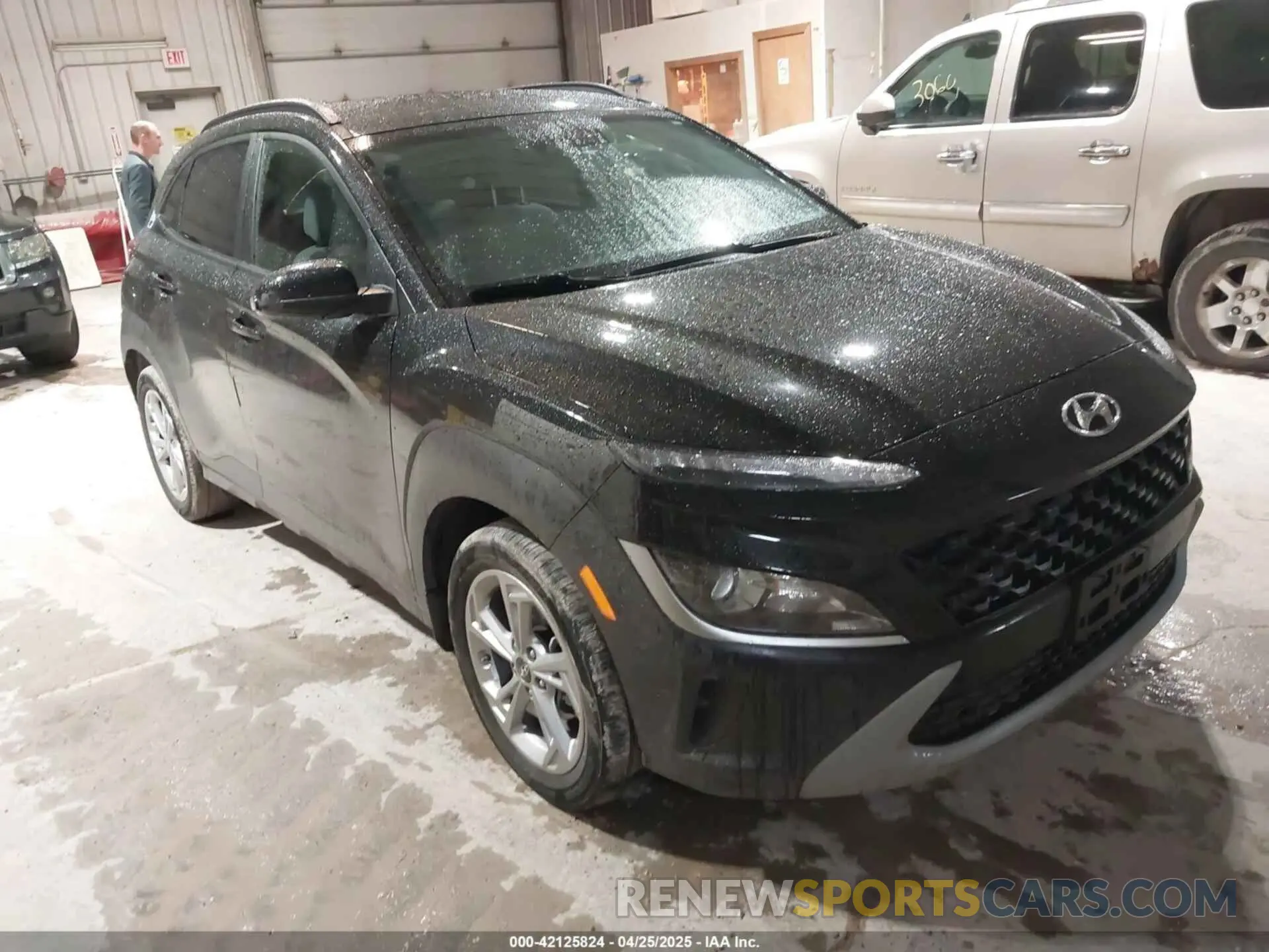 1 Photograph of a damaged car KM8K62AB3PU944716 HYUNDAI KONA 2023