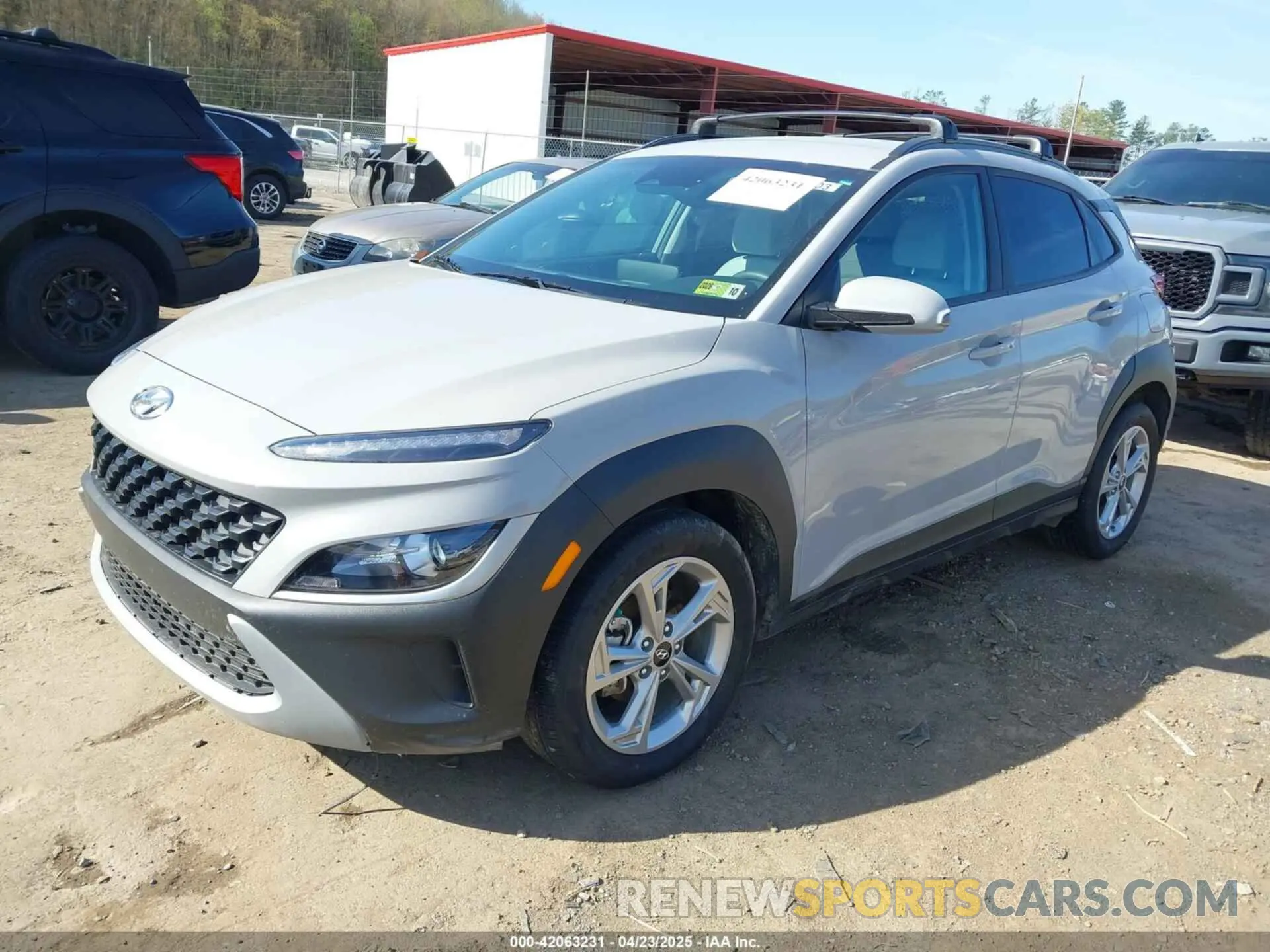 2 Photograph of a damaged car KM8K62AB4PU060039 HYUNDAI KONA 2023