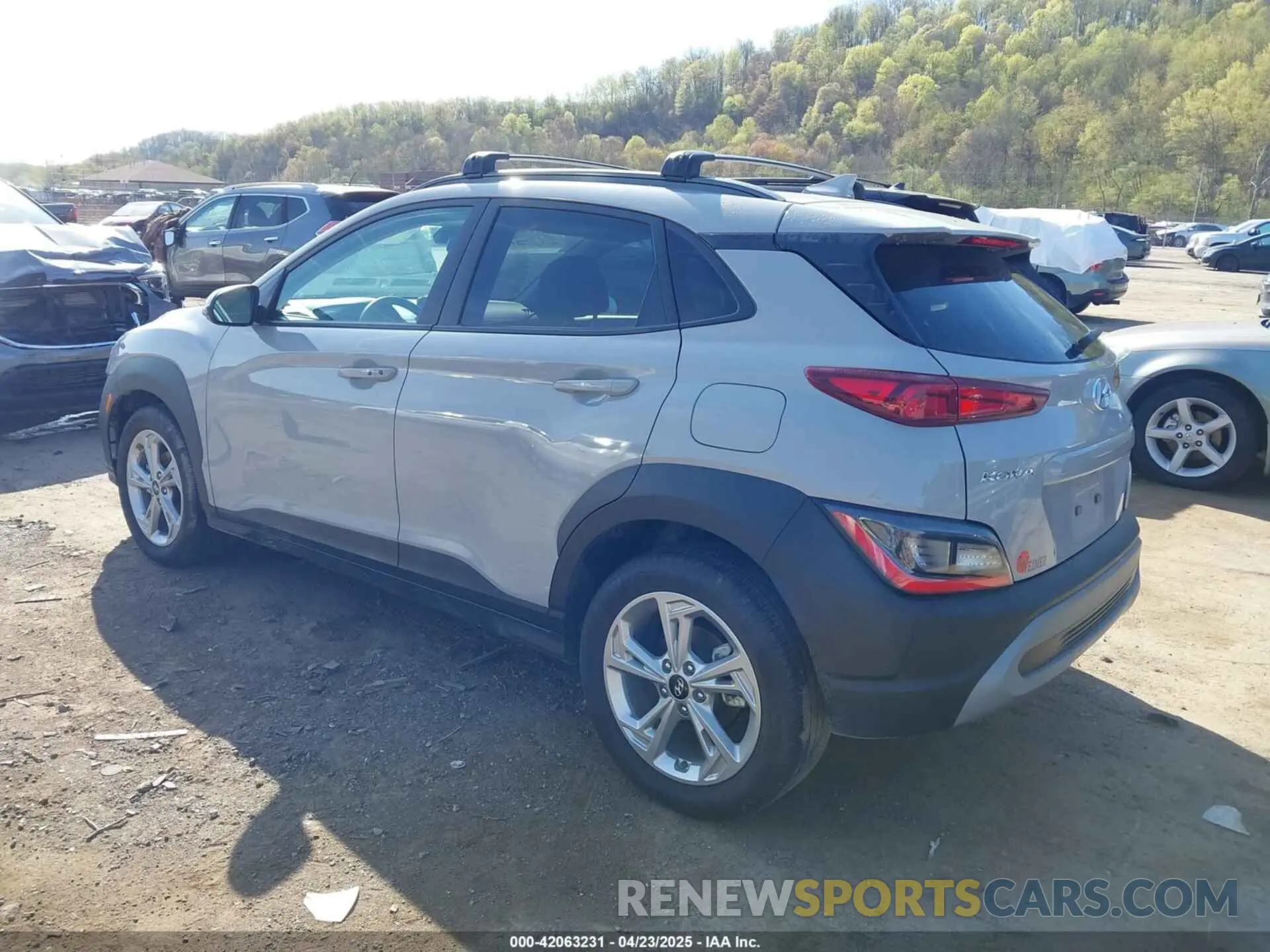 3 Photograph of a damaged car KM8K62AB4PU060039 HYUNDAI KONA 2023