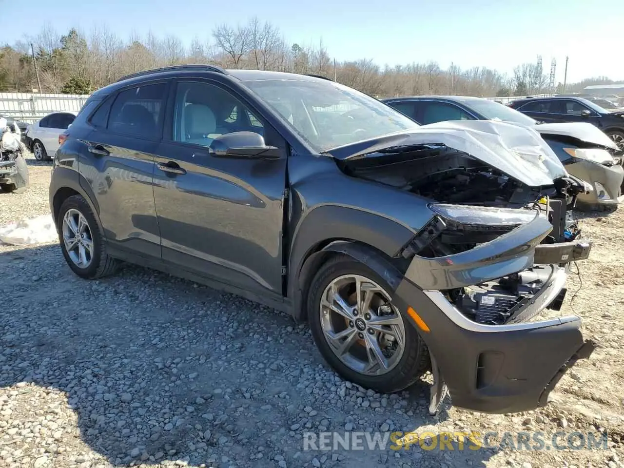 4 Photograph of a damaged car KM8K62AB4PU939718 HYUNDAI KONA 2023