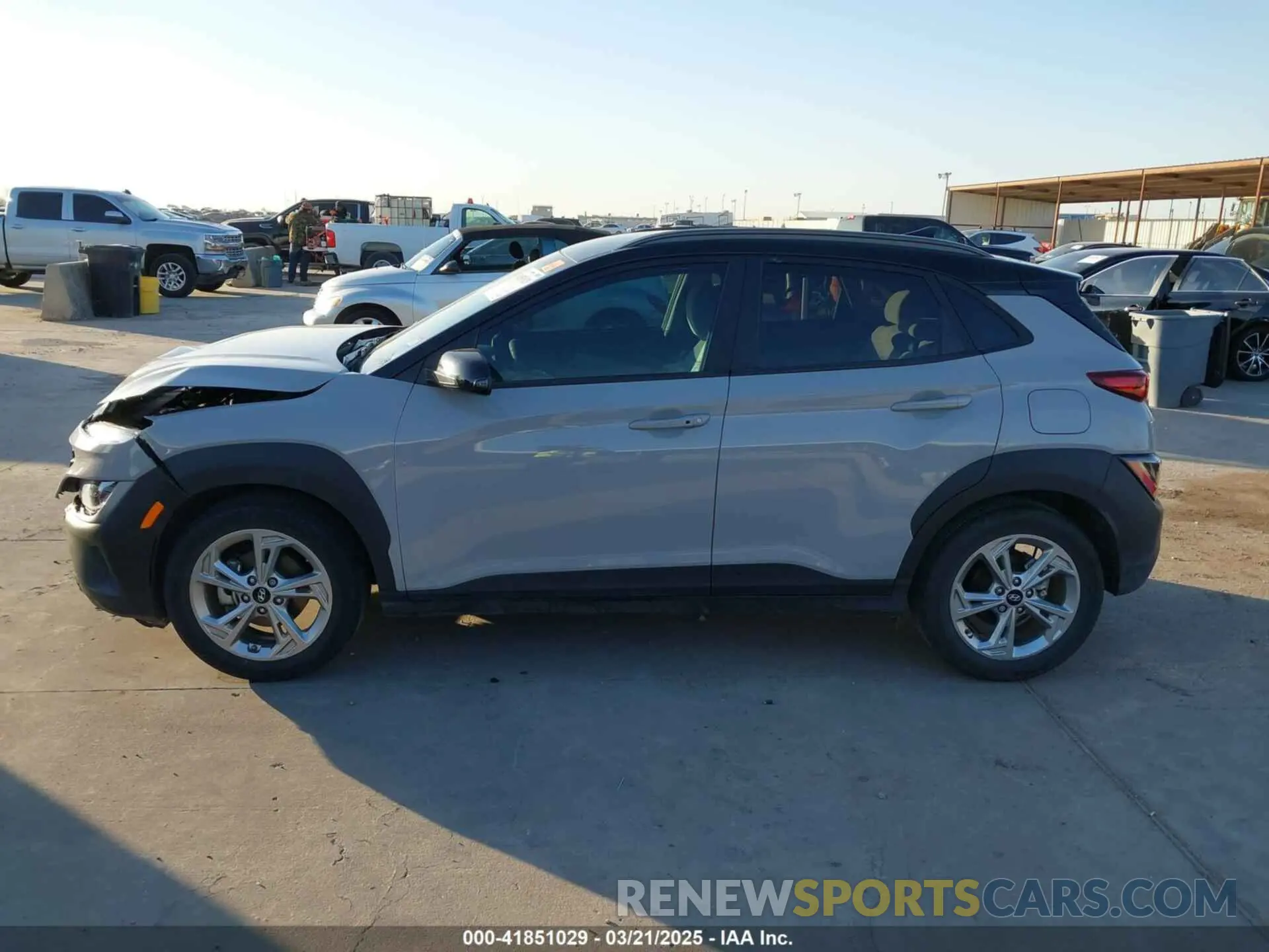 14 Photograph of a damaged car KM8K62AB5PU008497 HYUNDAI KONA 2023