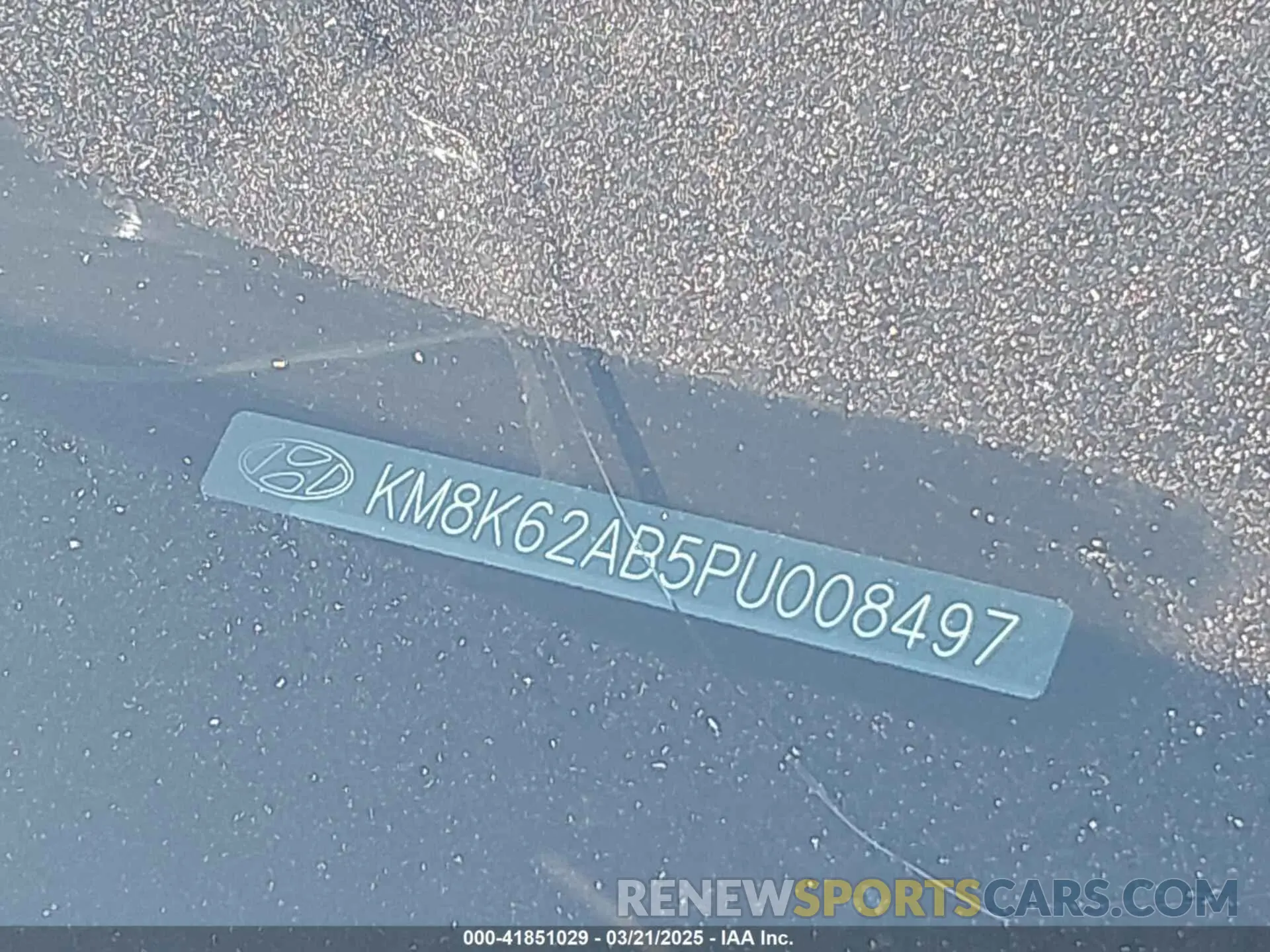 17 Photograph of a damaged car KM8K62AB5PU008497 HYUNDAI KONA 2023
