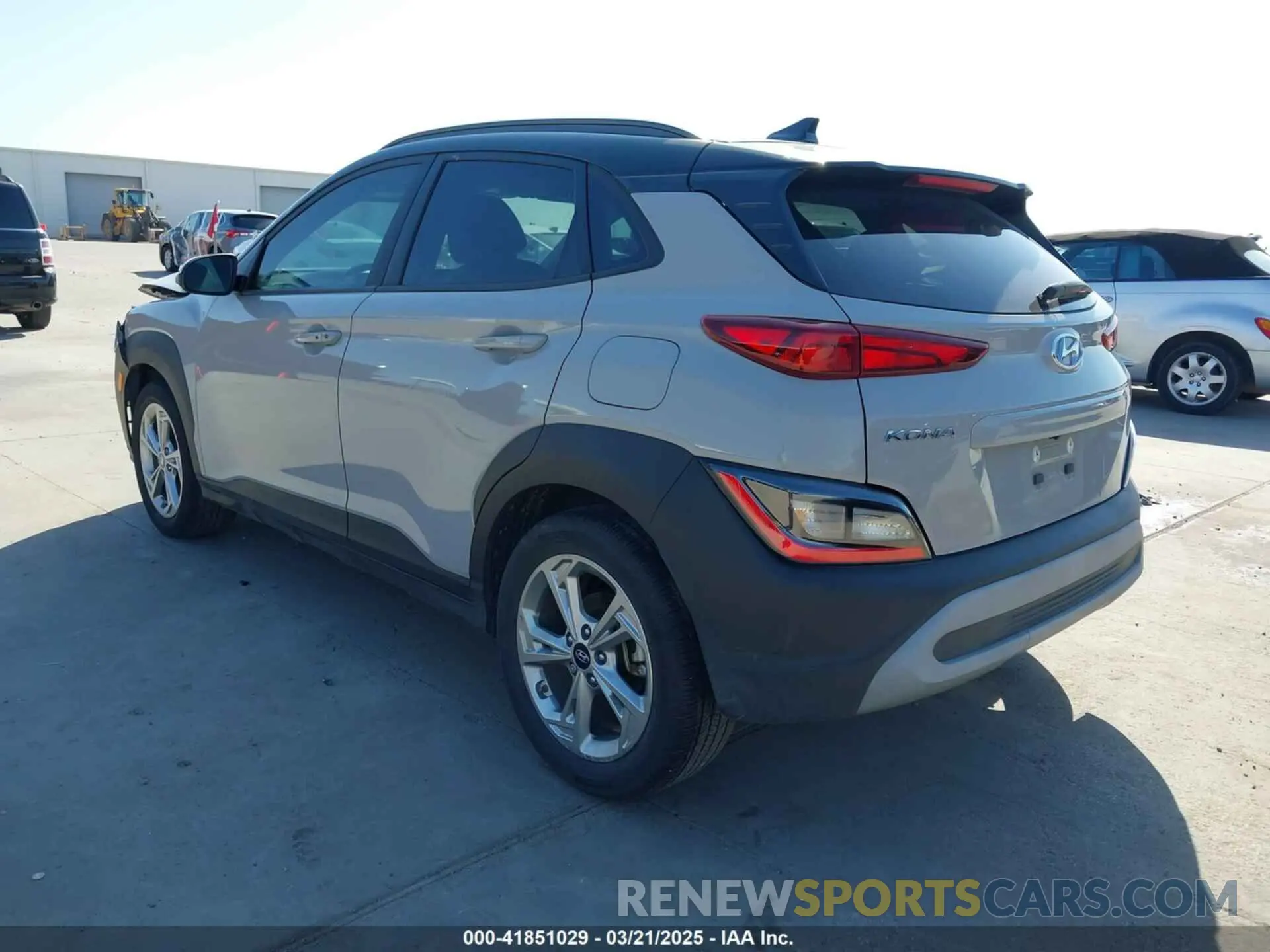 3 Photograph of a damaged car KM8K62AB5PU008497 HYUNDAI KONA 2023