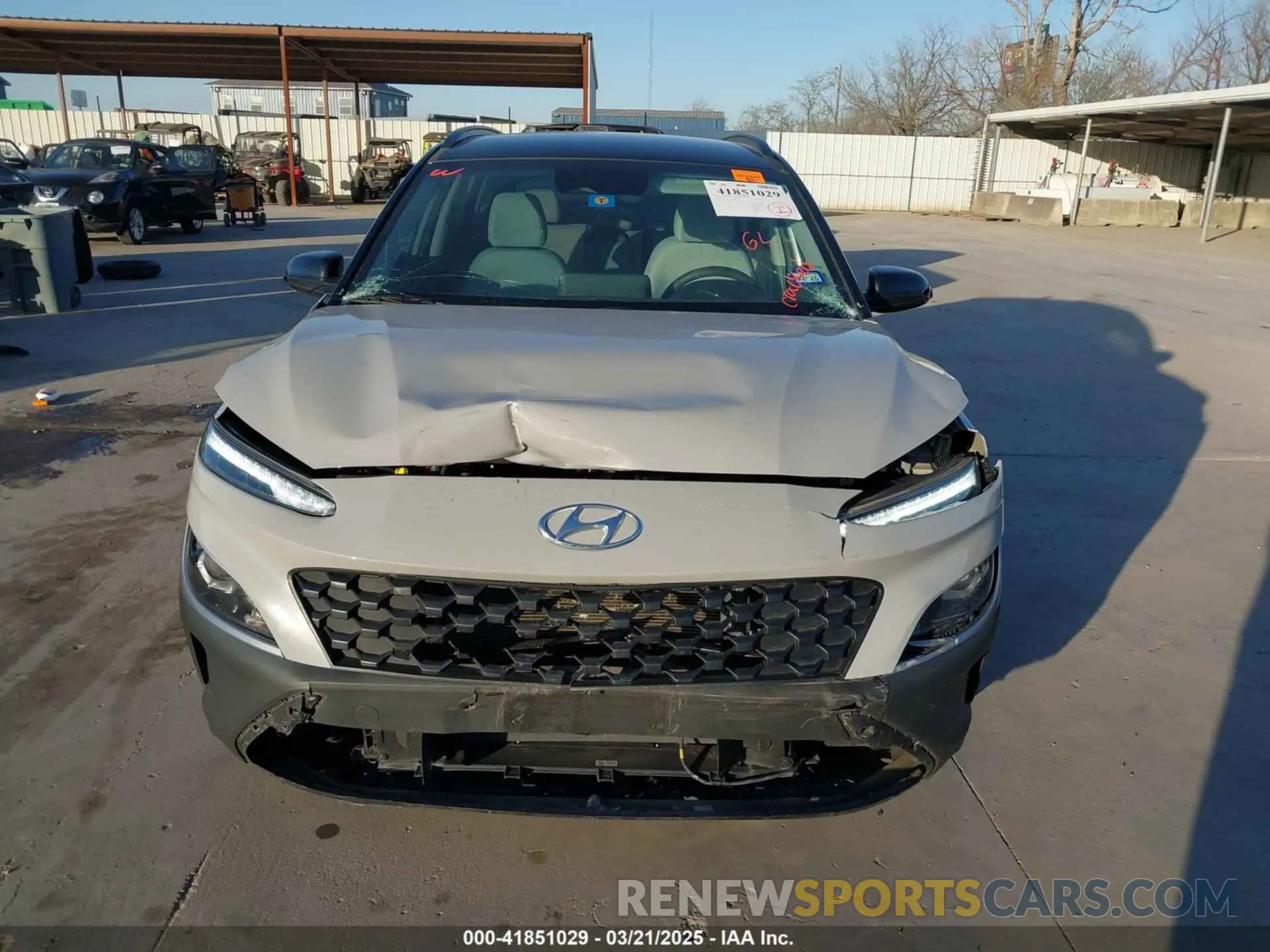 6 Photograph of a damaged car KM8K62AB5PU008497 HYUNDAI KONA 2023