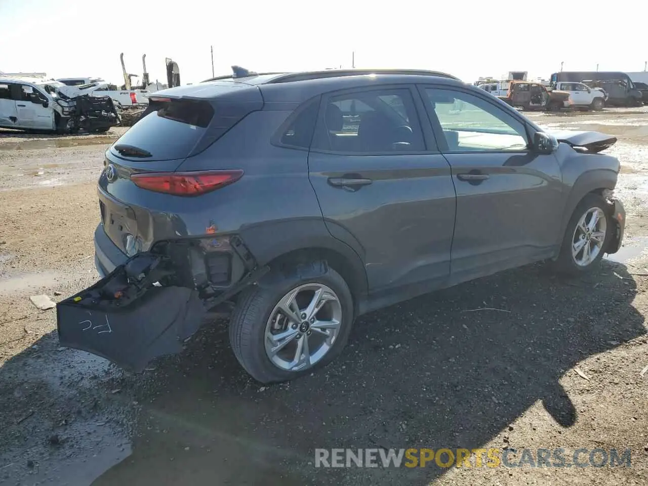 3 Photograph of a damaged car KM8K62AB5PU982920 HYUNDAI KONA 2023