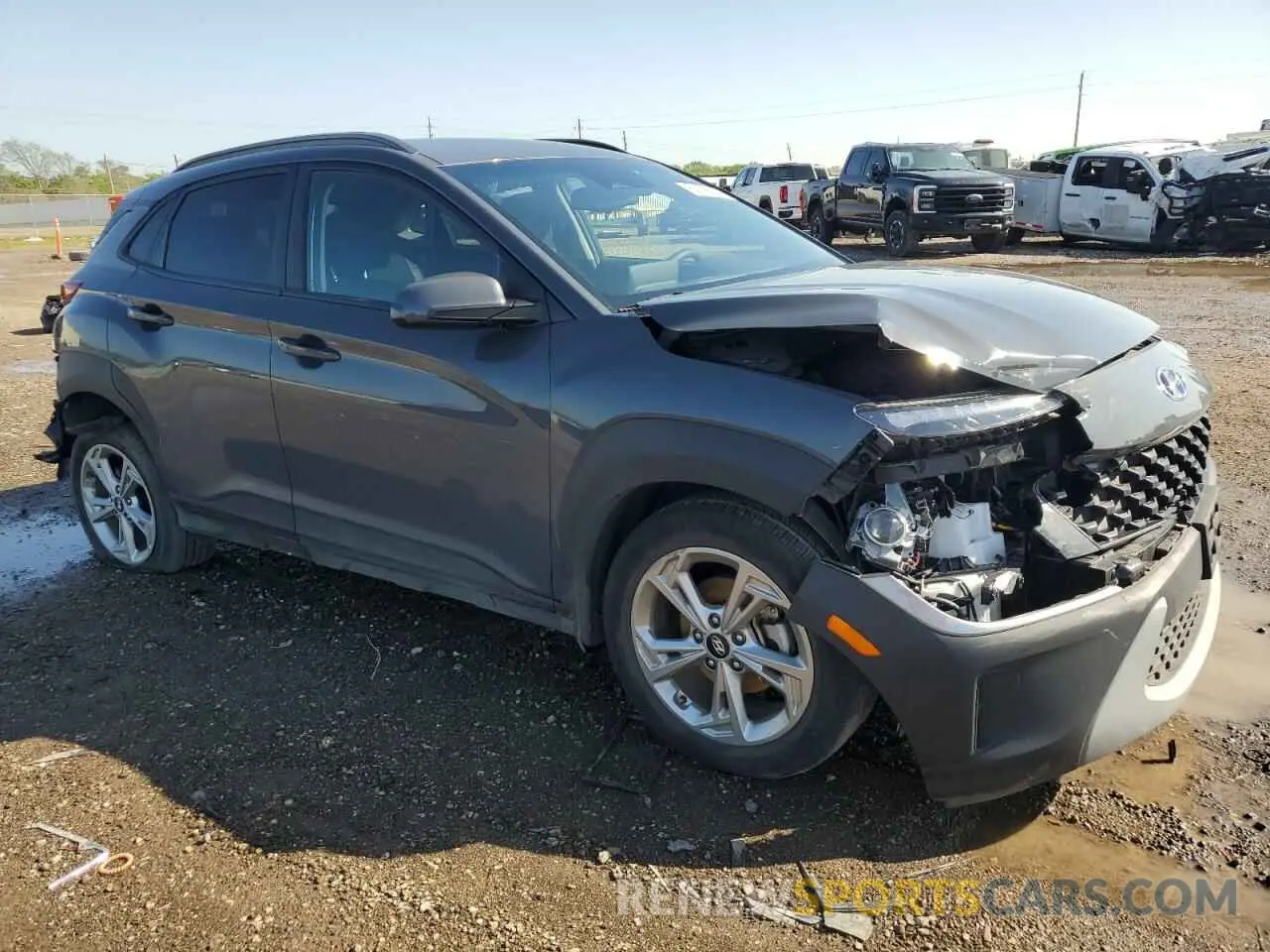 4 Photograph of a damaged car KM8K62AB5PU982920 HYUNDAI KONA 2023