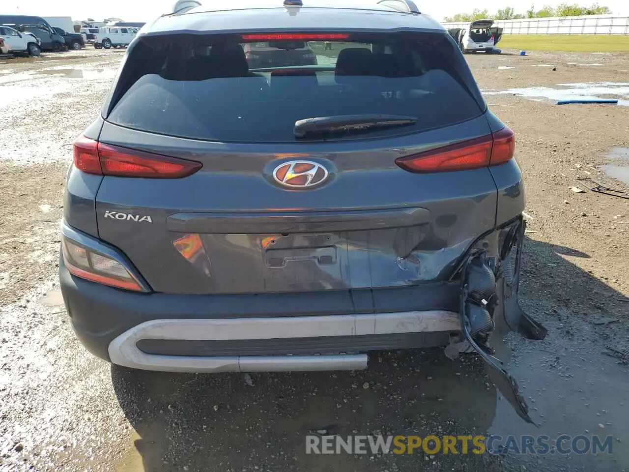 6 Photograph of a damaged car KM8K62AB5PU982920 HYUNDAI KONA 2023