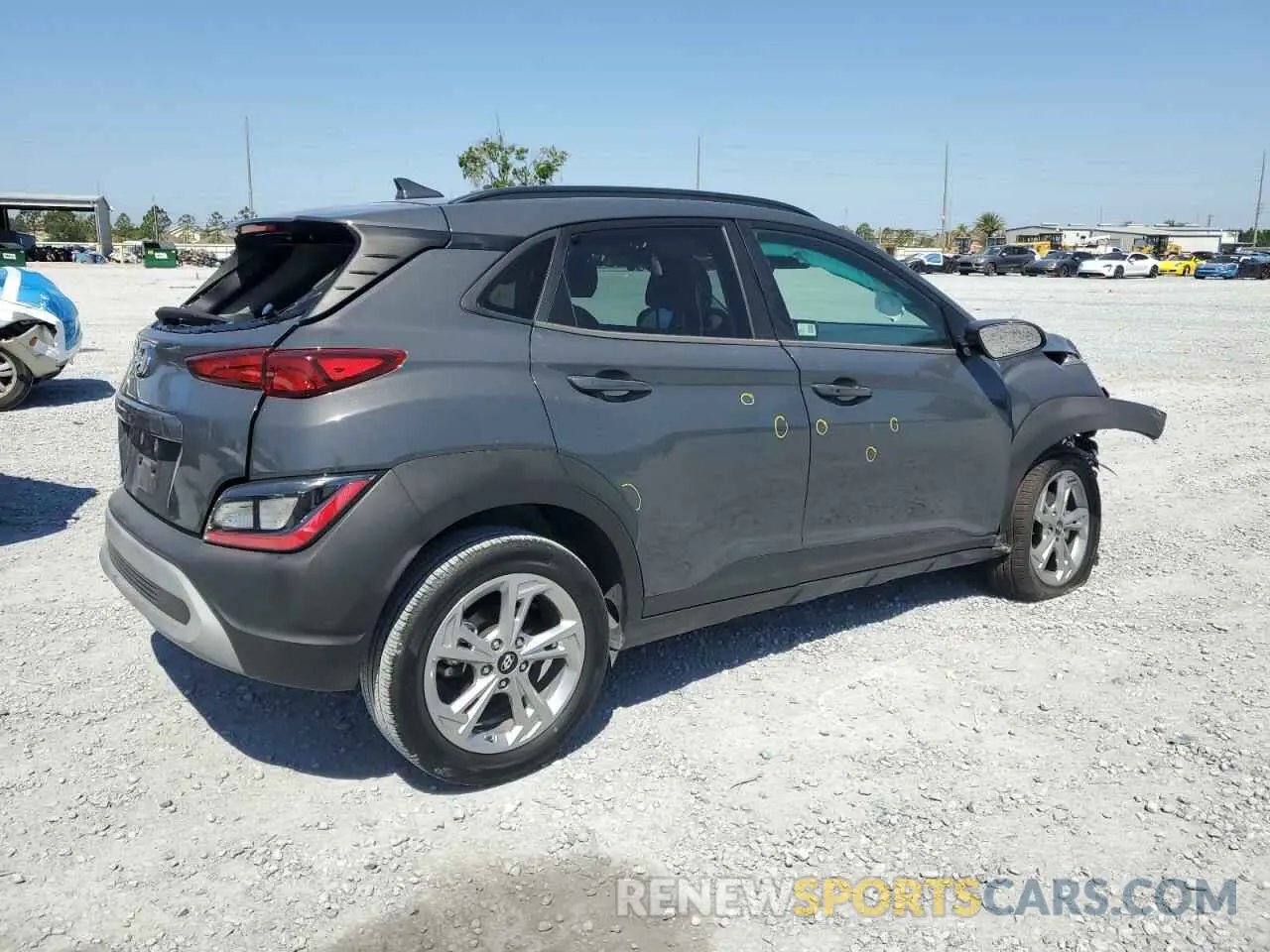 3 Photograph of a damaged car KM8K62AB6PU027964 HYUNDAI KONA 2023
