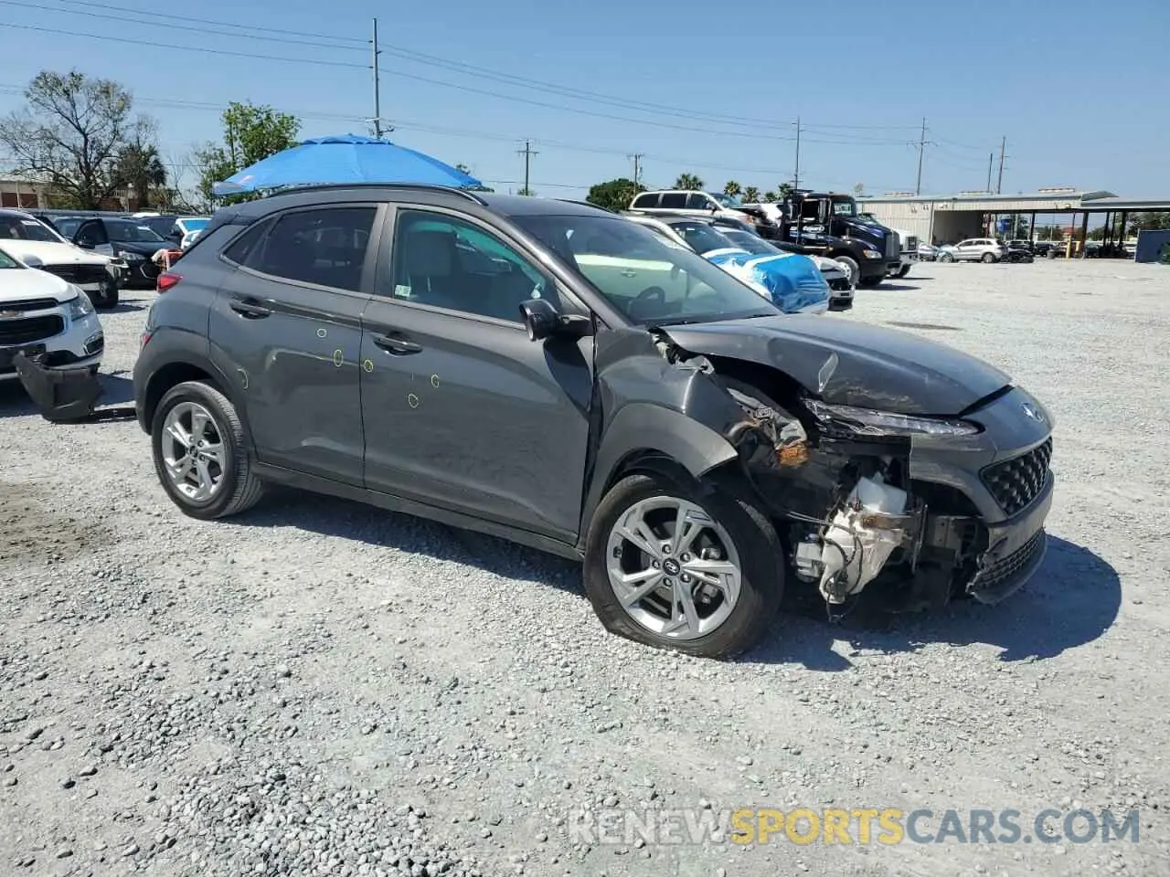 4 Photograph of a damaged car KM8K62AB6PU027964 HYUNDAI KONA 2023