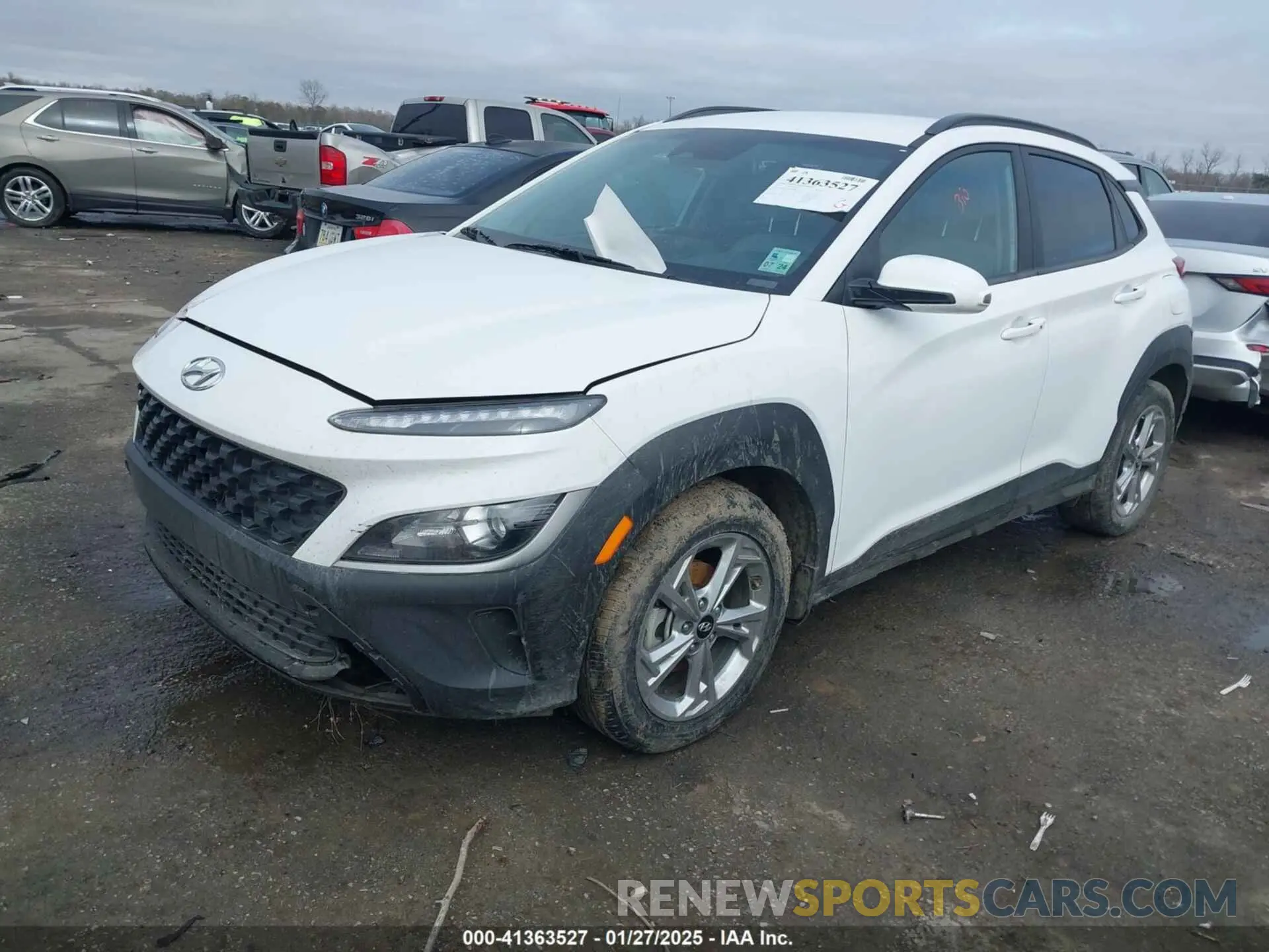 2 Photograph of a damaged car KM8K62AB6PU040648 HYUNDAI KONA 2023