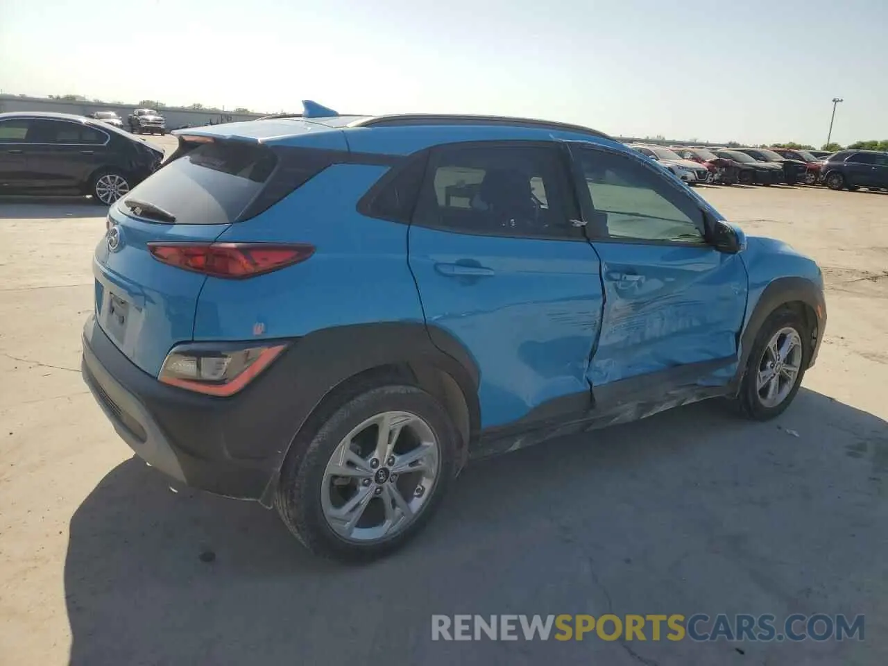 3 Photograph of a damaged car KM8K62AB6PU981999 HYUNDAI KONA 2023
