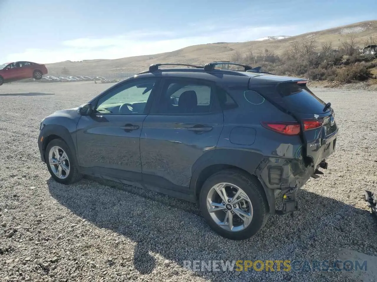 2 Photograph of a damaged car KM8K62AB7PU059497 HYUNDAI KONA 2023