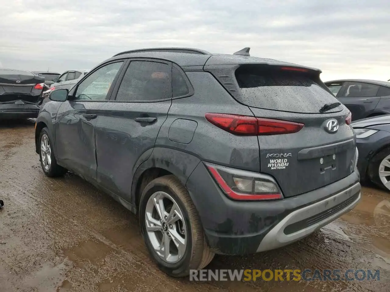 2 Photograph of a damaged car KM8K62AB8PU061193 HYUNDAI KONA 2023