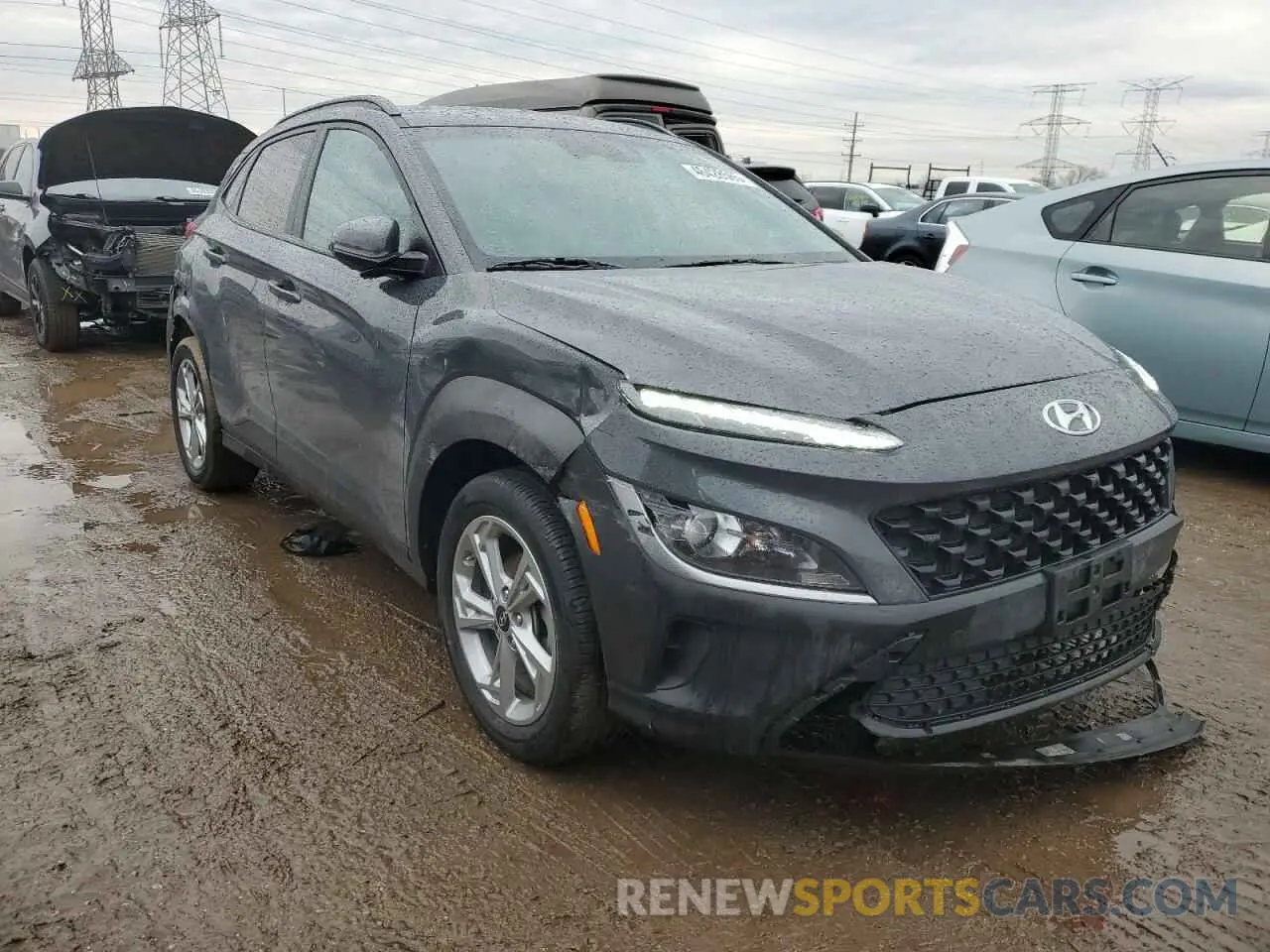 4 Photograph of a damaged car KM8K62AB8PU061193 HYUNDAI KONA 2023