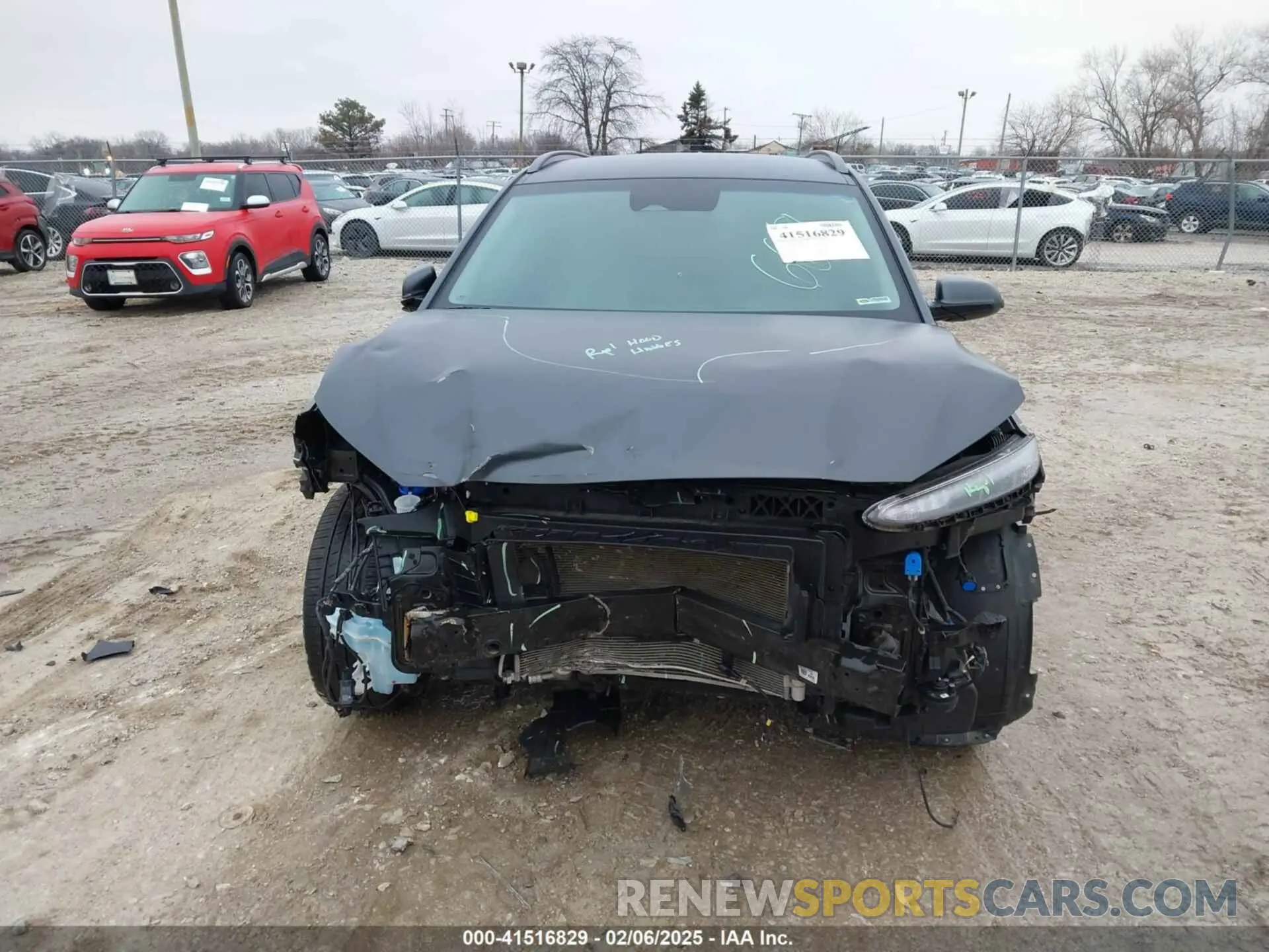 13 Photograph of a damaged car KM8K62AB8PU936451 HYUNDAI KONA 2023